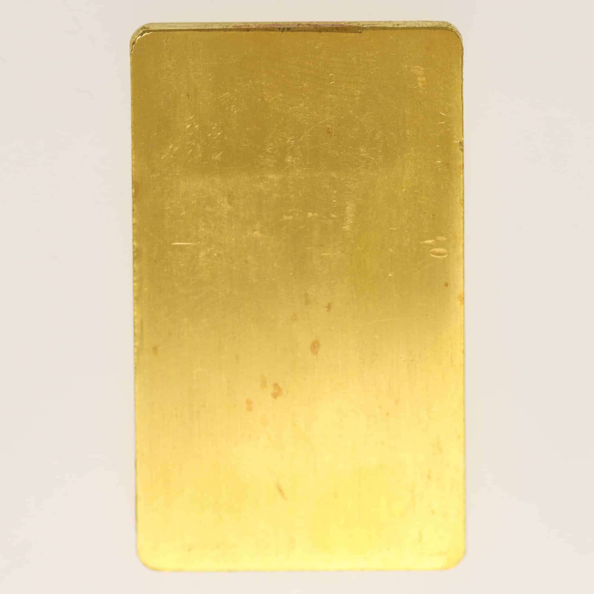 Goldbarren 100 Gramm Heraeus Hanau