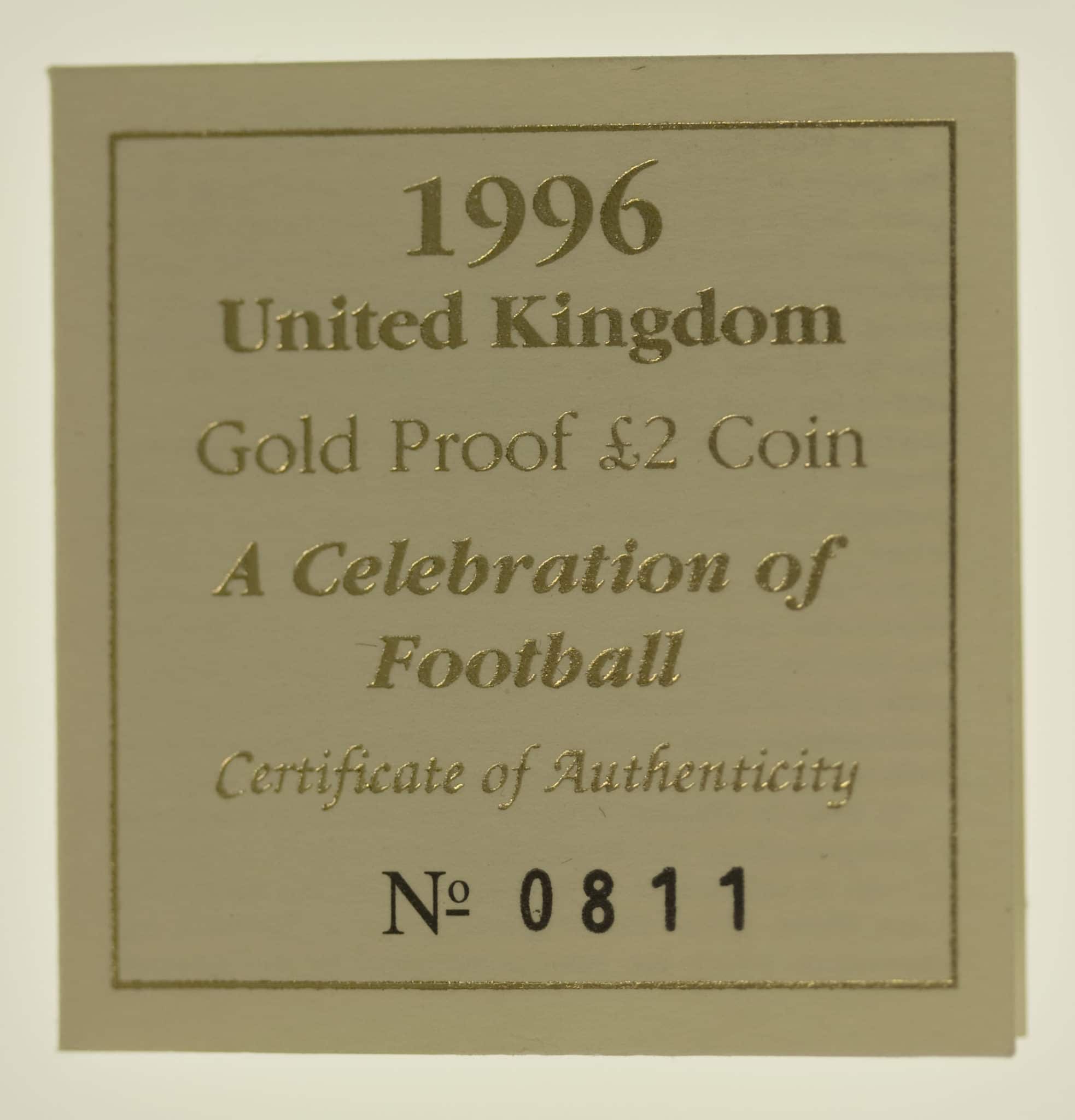 Großbritannien Elisabeth II. 2 Pounds 1996