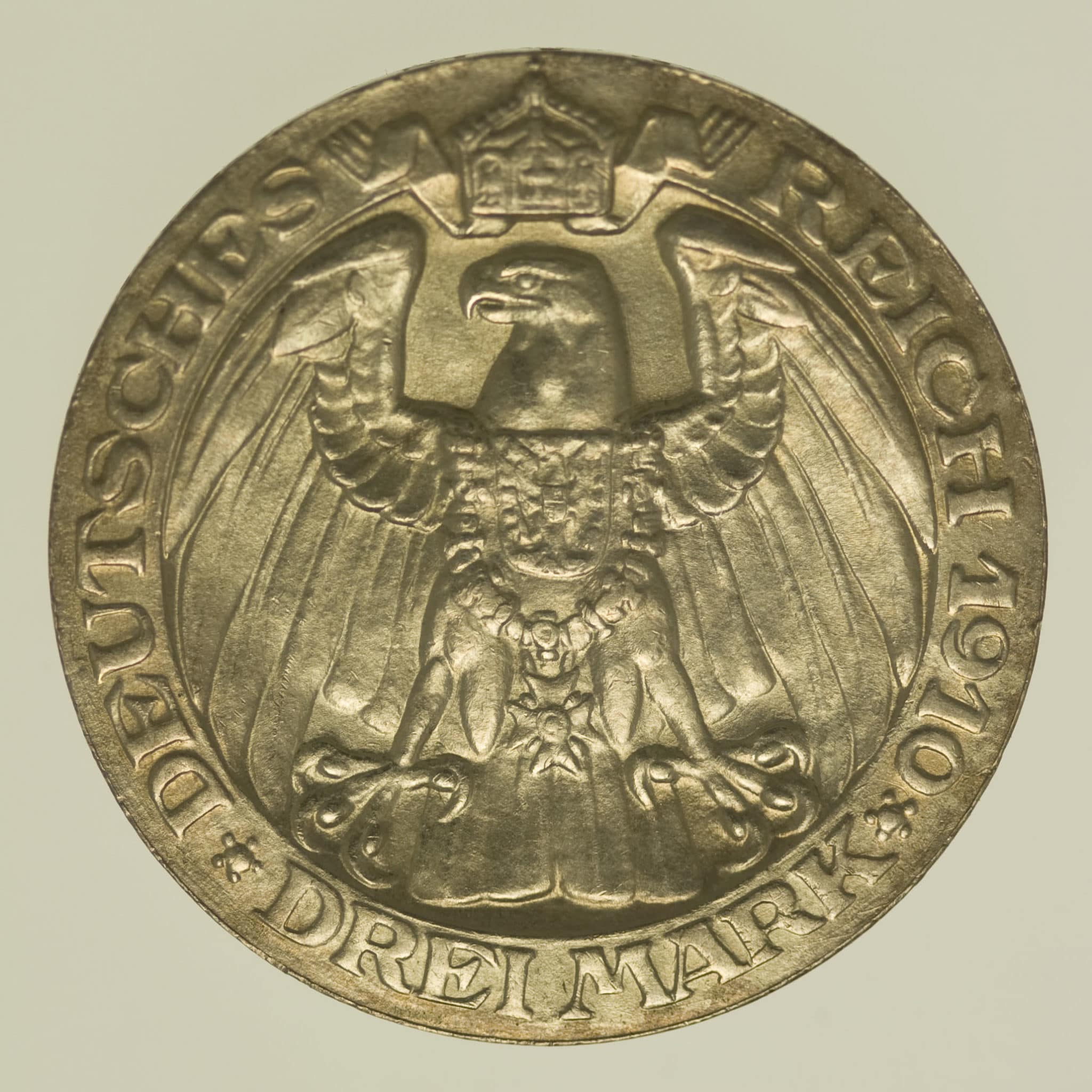Preussen Wilhelm II. 3 Mark 1910
