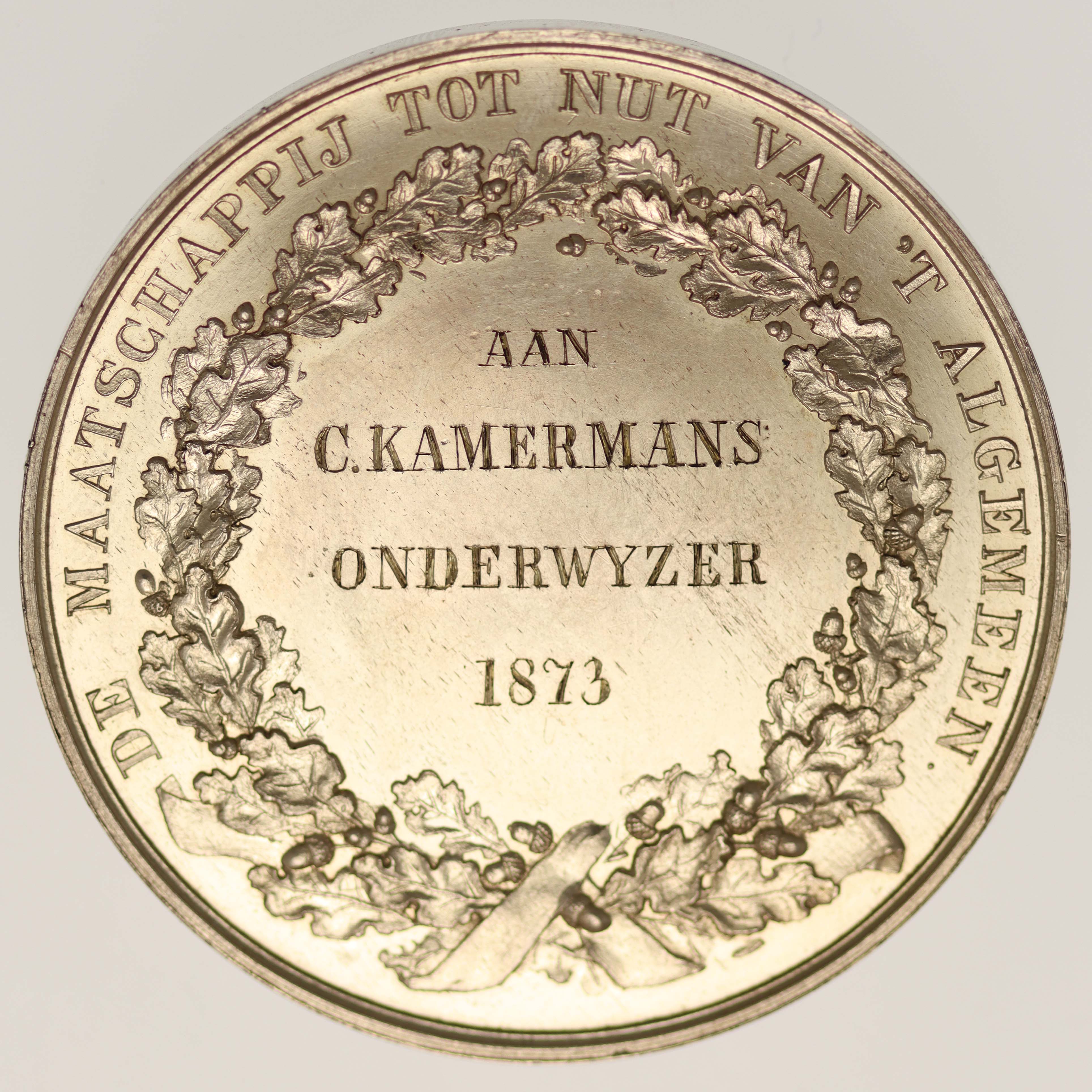Niederlande Silbermedaille 1873