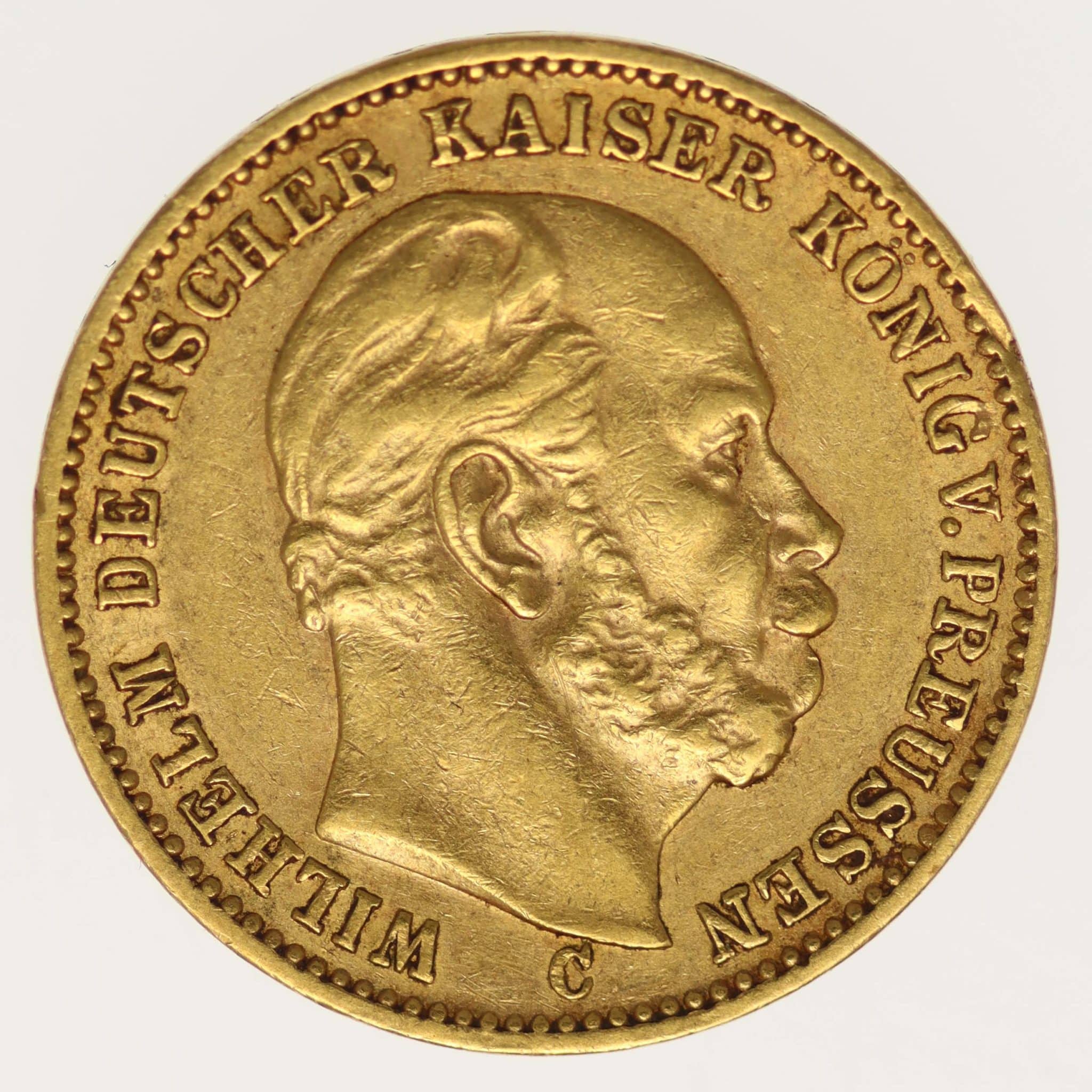 Preussen Wilhelm I. 20 Mark 1874 C