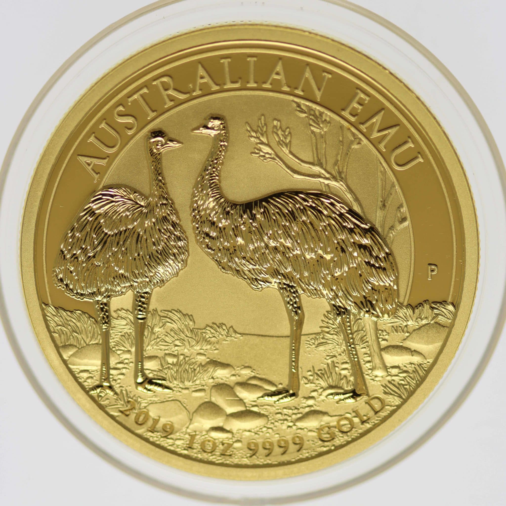 Australien Elisabeth II. 100 Dollars 2019 1 OZ Emu