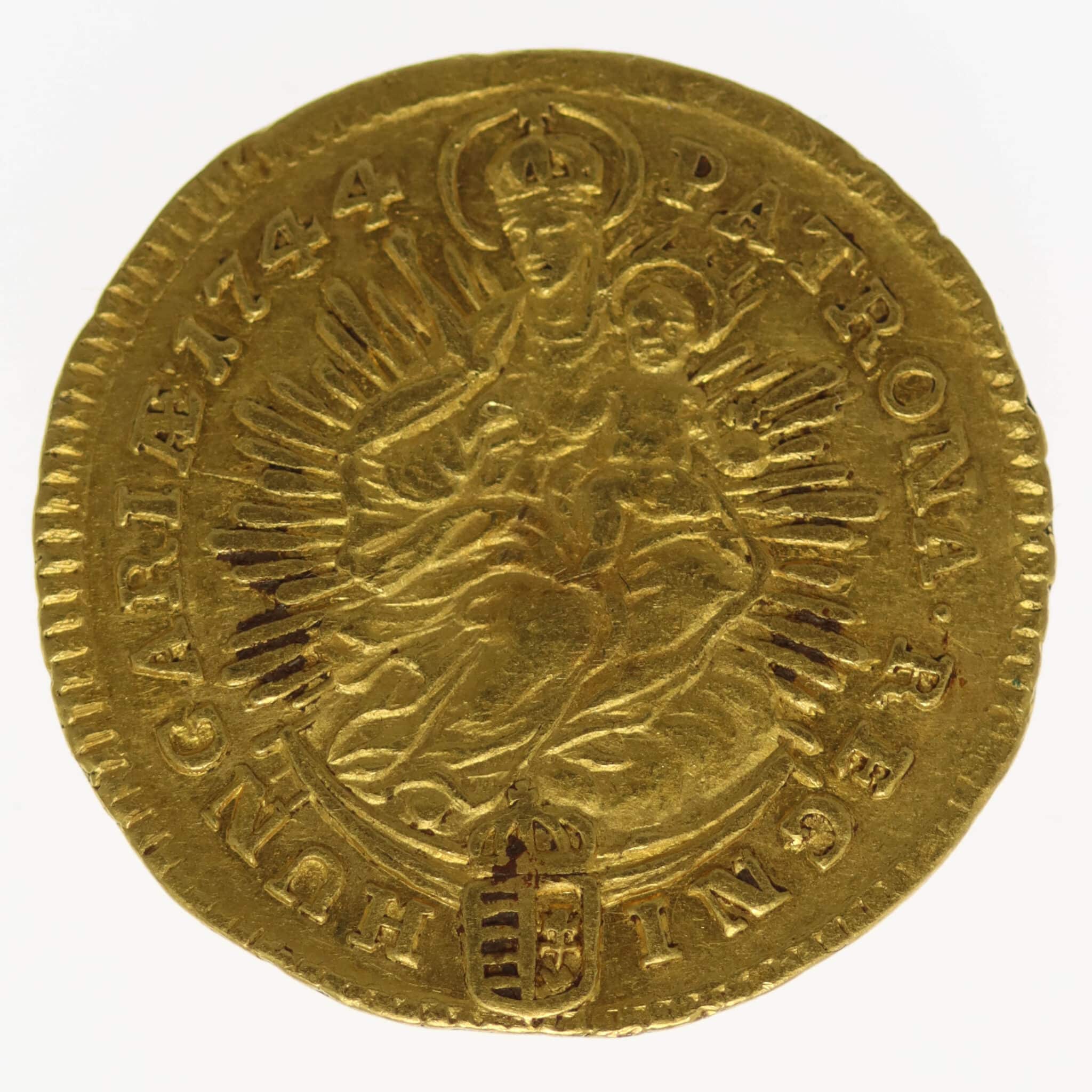 Habsburg RDR Maria Theresia Dukat 1744
