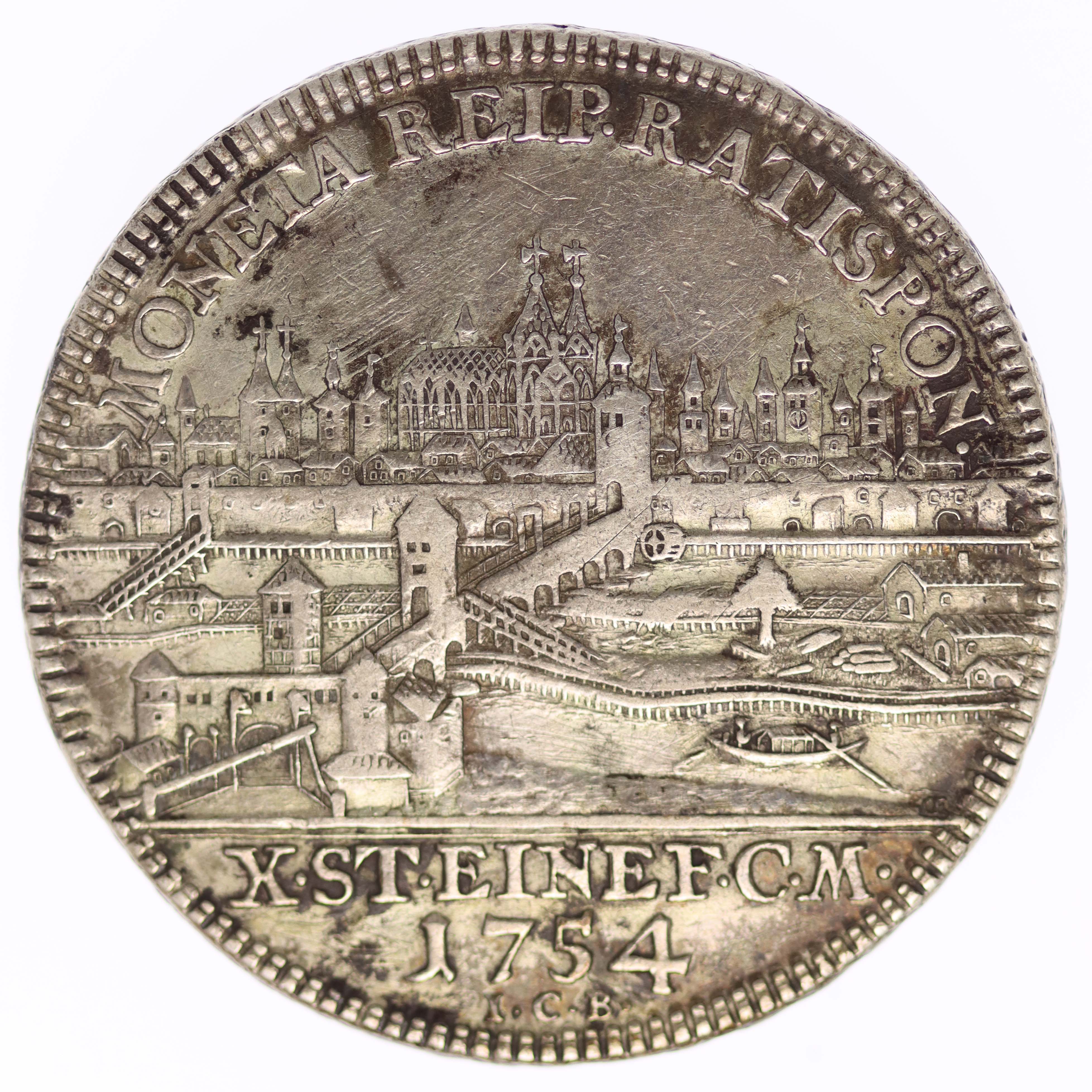 Regensburg Stadt Taler 1754