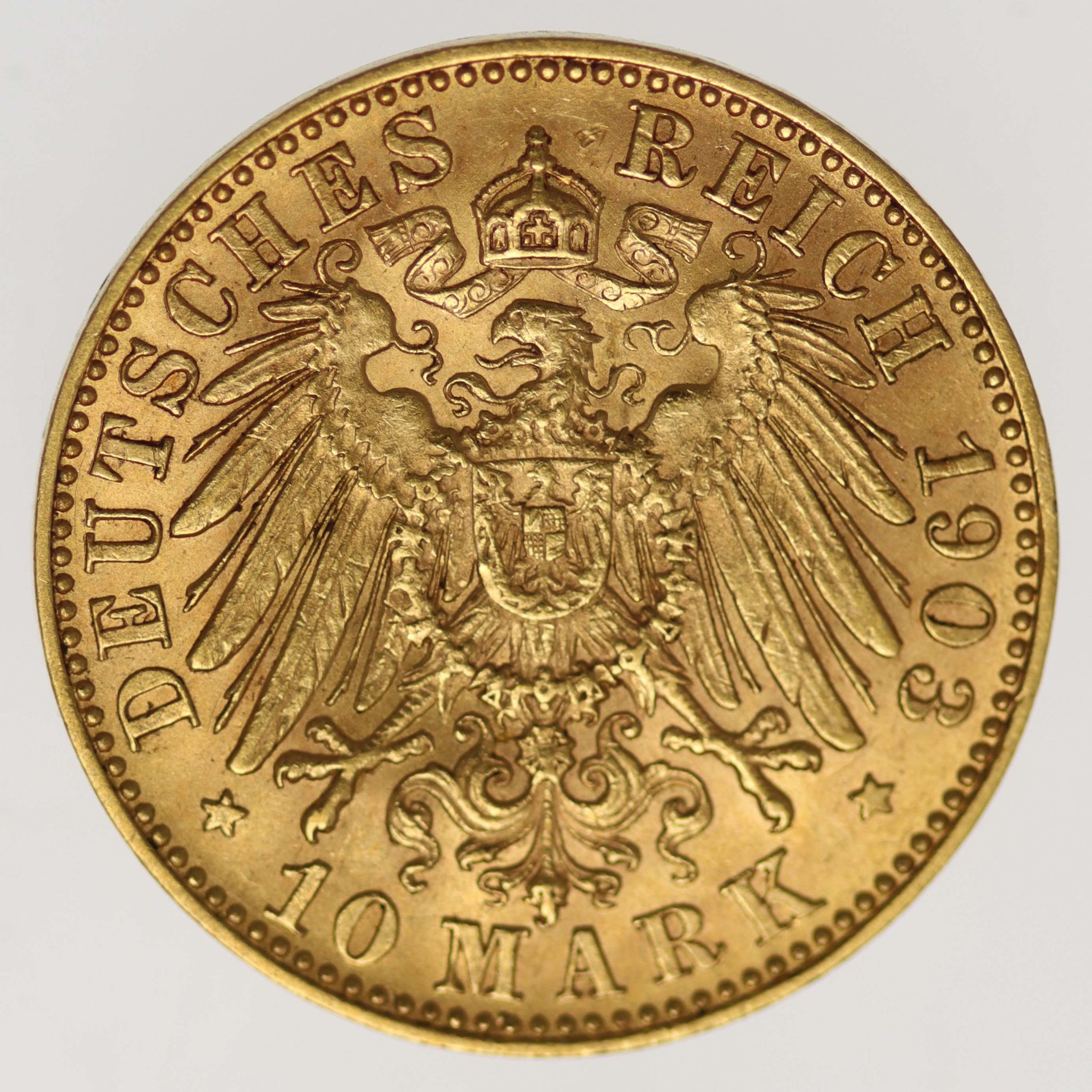 Sachsen Georg 10 Mark 1903