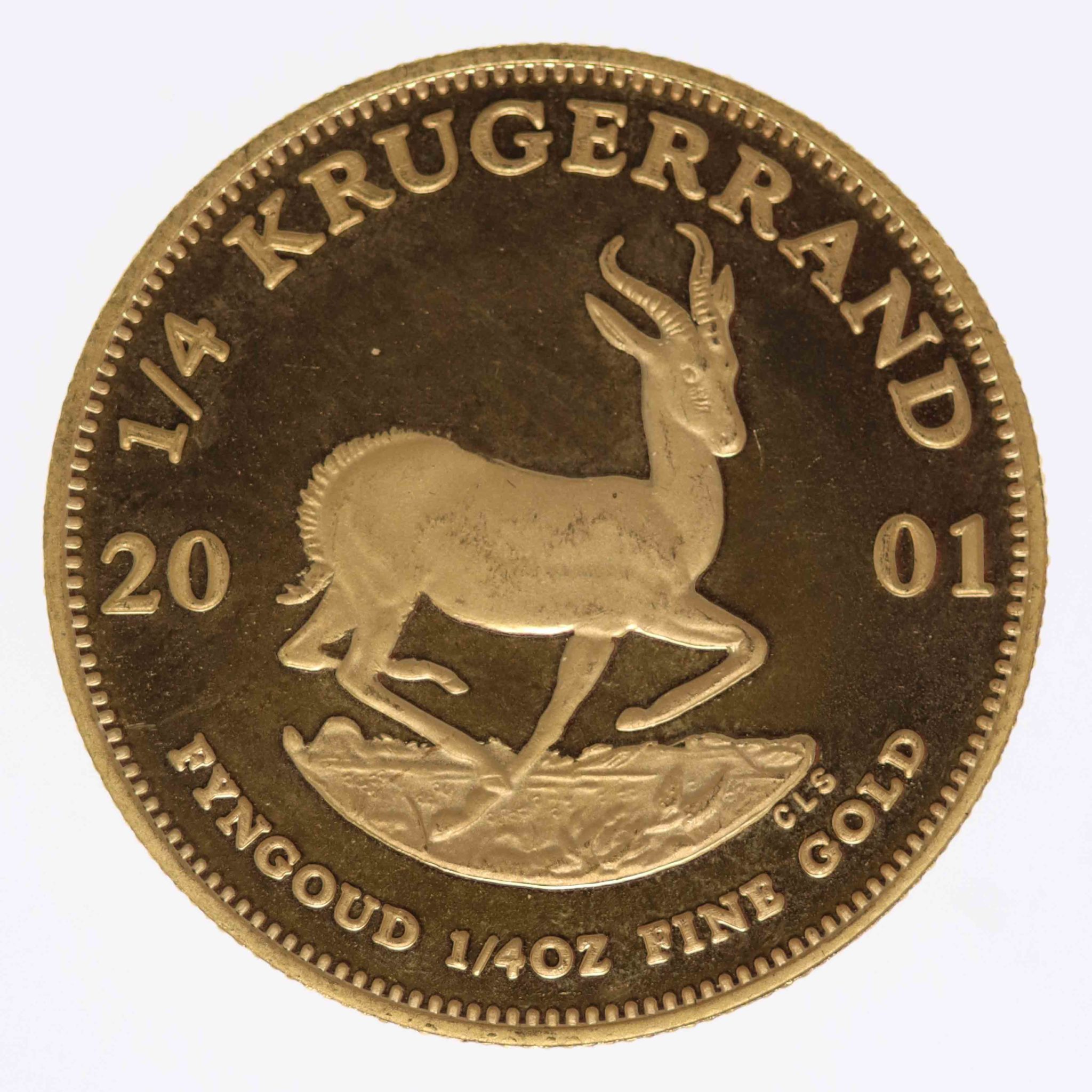 Südafrika Krügerrand 1/4 Unze 2001