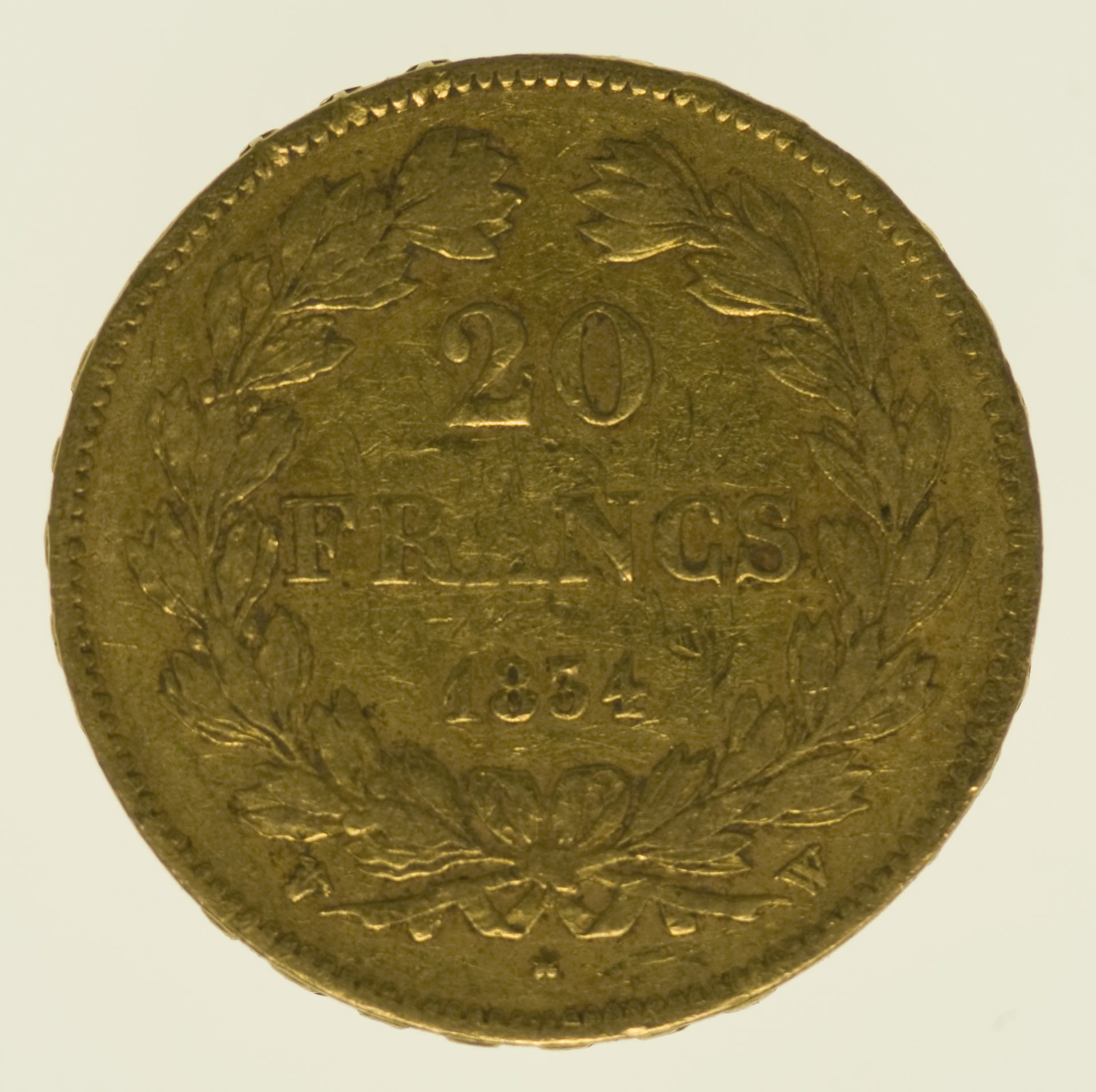 Frankreich Louis Philippe I. 20 Francs 1834 W