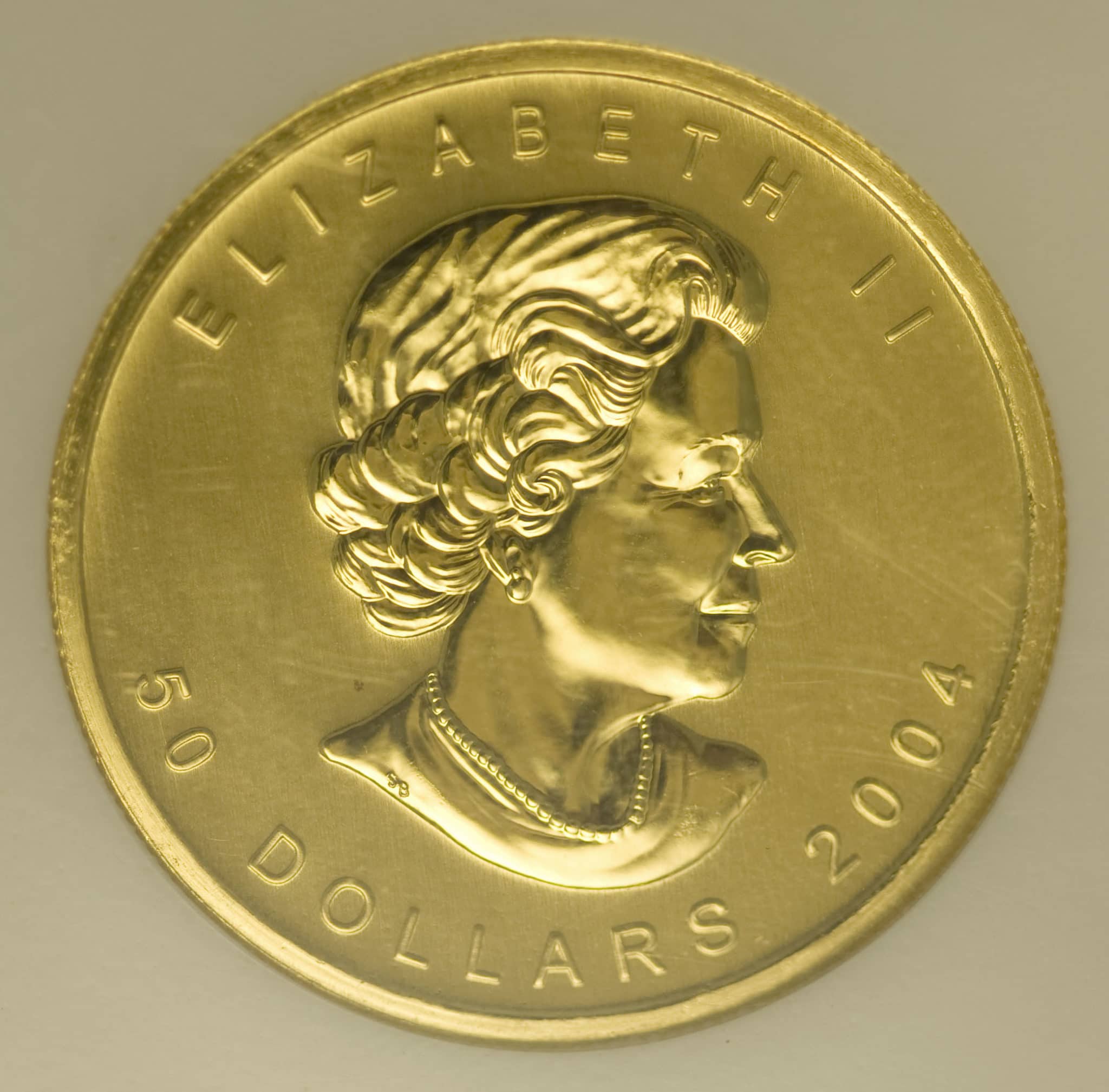 Kanada Elisabeth II. 50 Dollars 2004 Maple Leaf