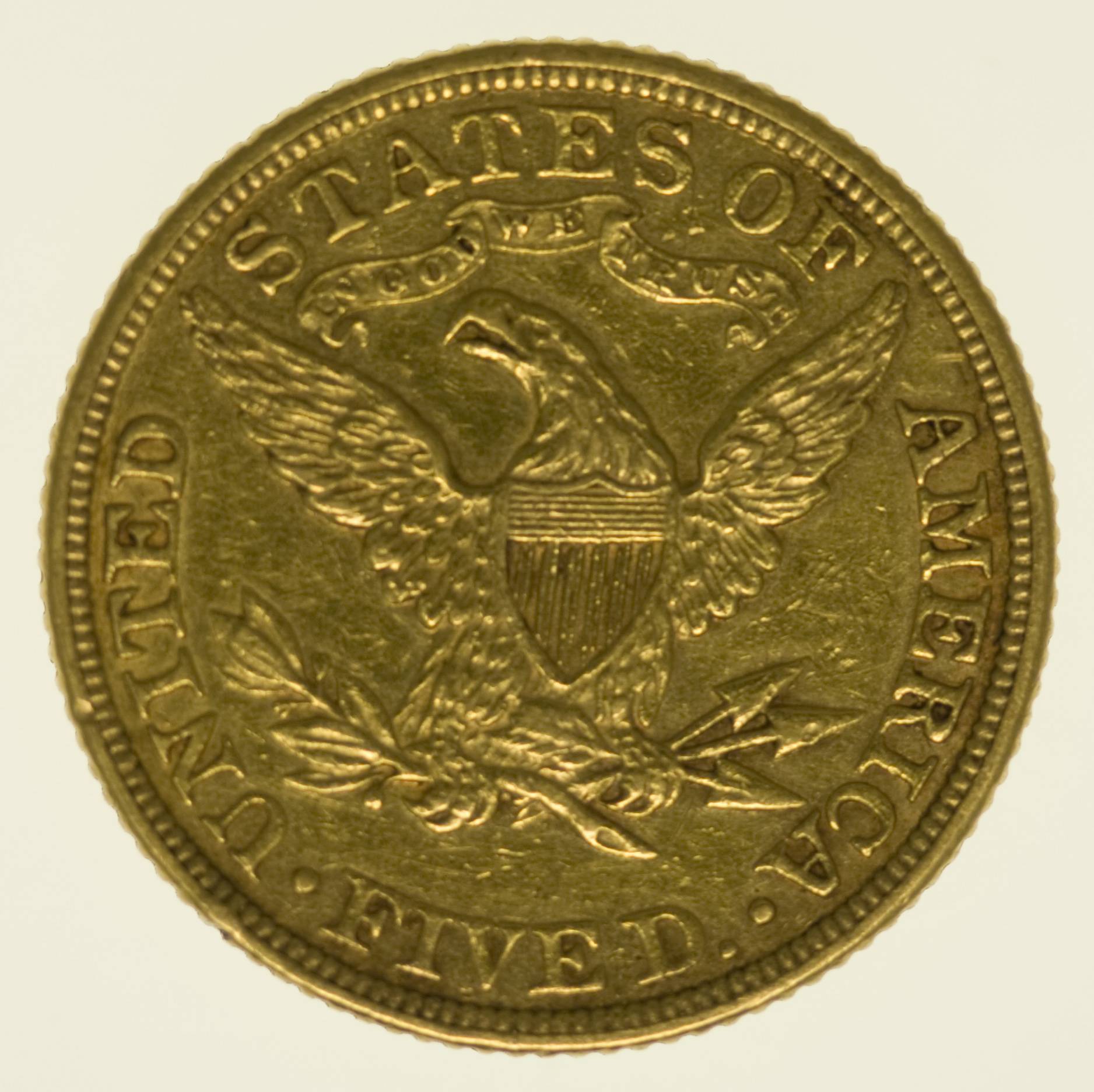 USA 5 Dollars 1885 Liberty / Kopf