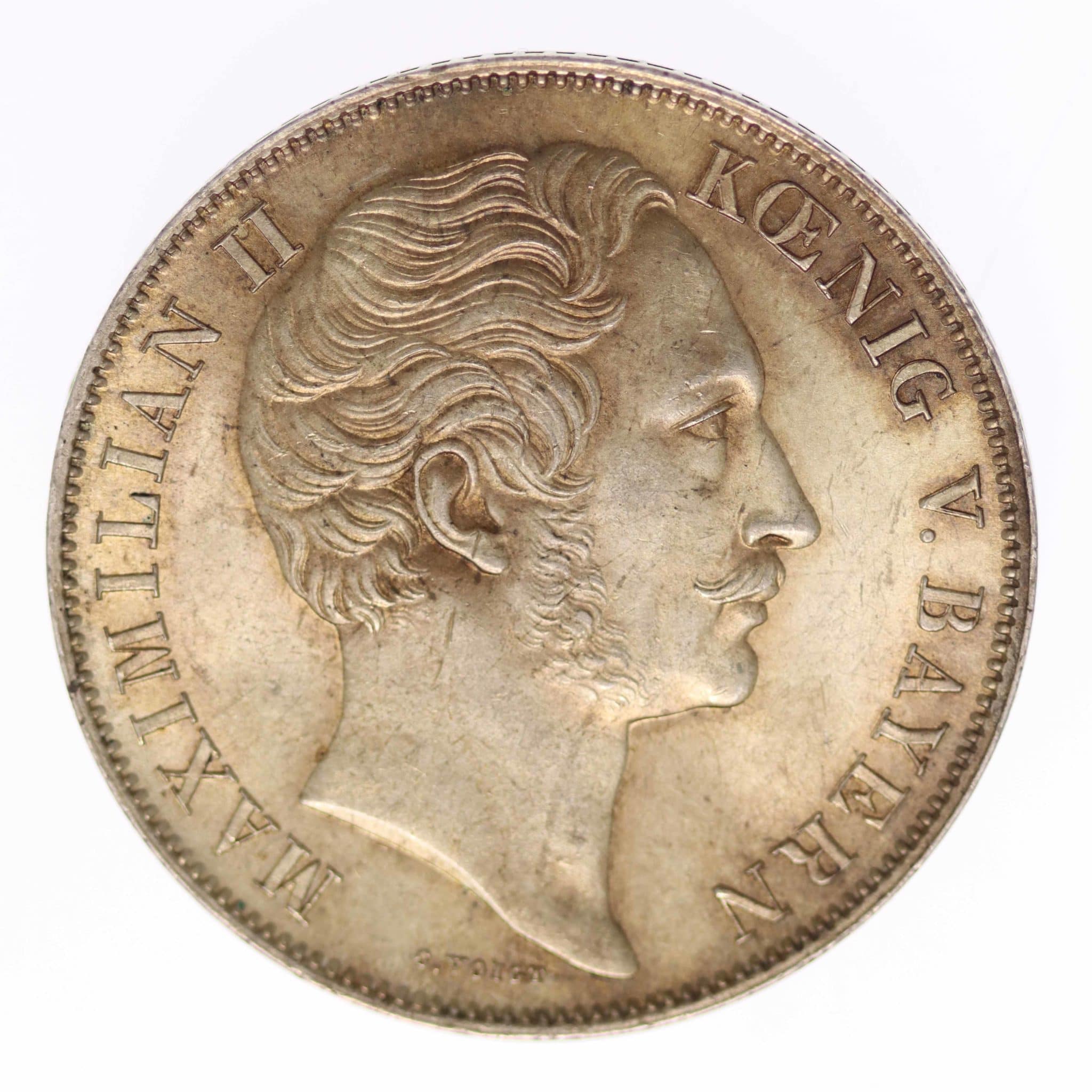 Bayern Maximilian II. Doppelgulden 1856