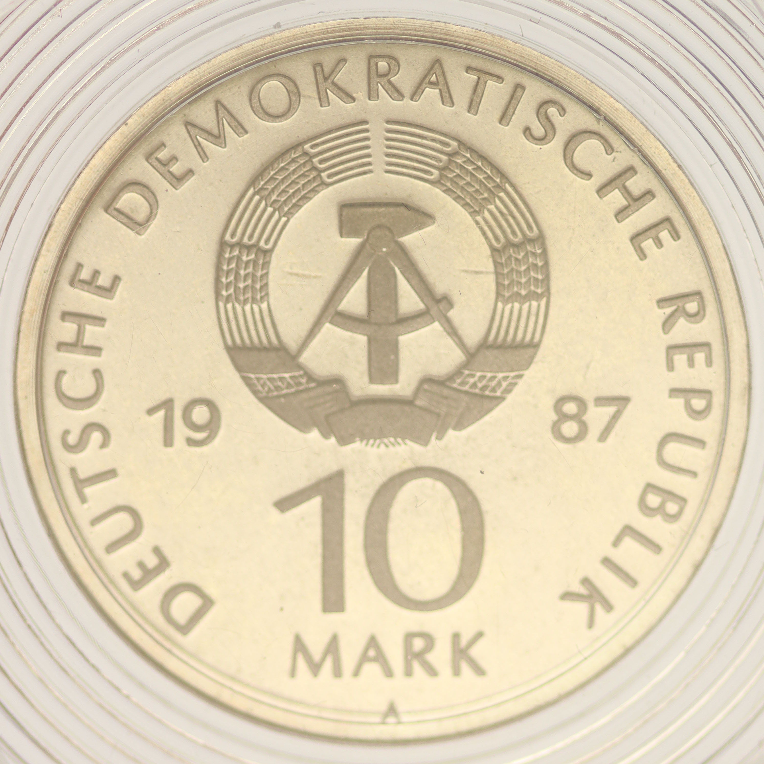 DDR 10 Mark 1987 A Schauspielhaus Berlin