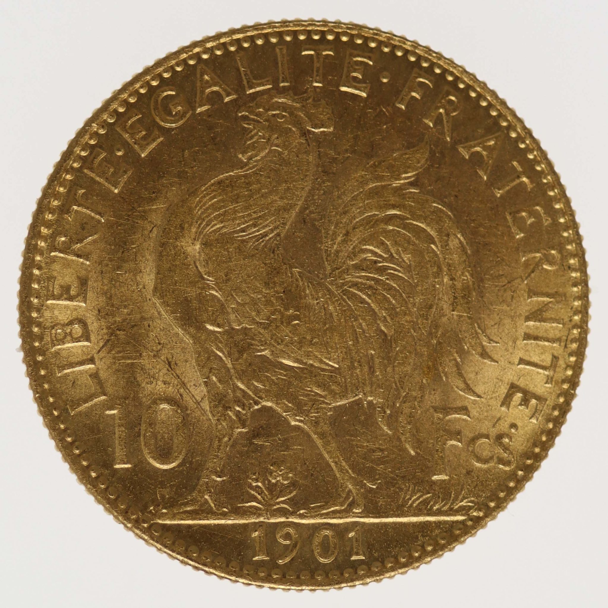 Frankreich 10 Francs 1901 Marianne