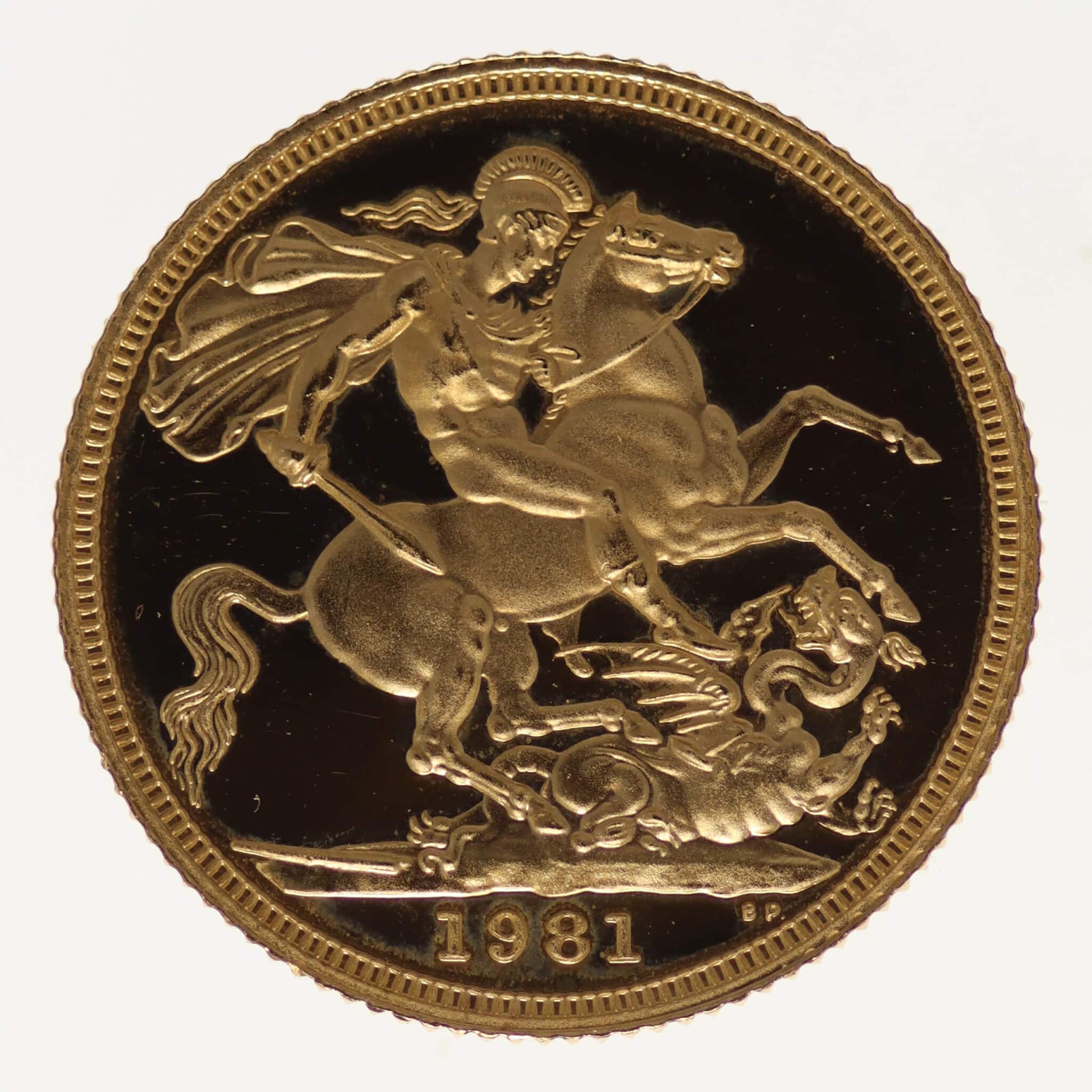 Großbritannien Elisabeth II. Sovereign 1981 proof