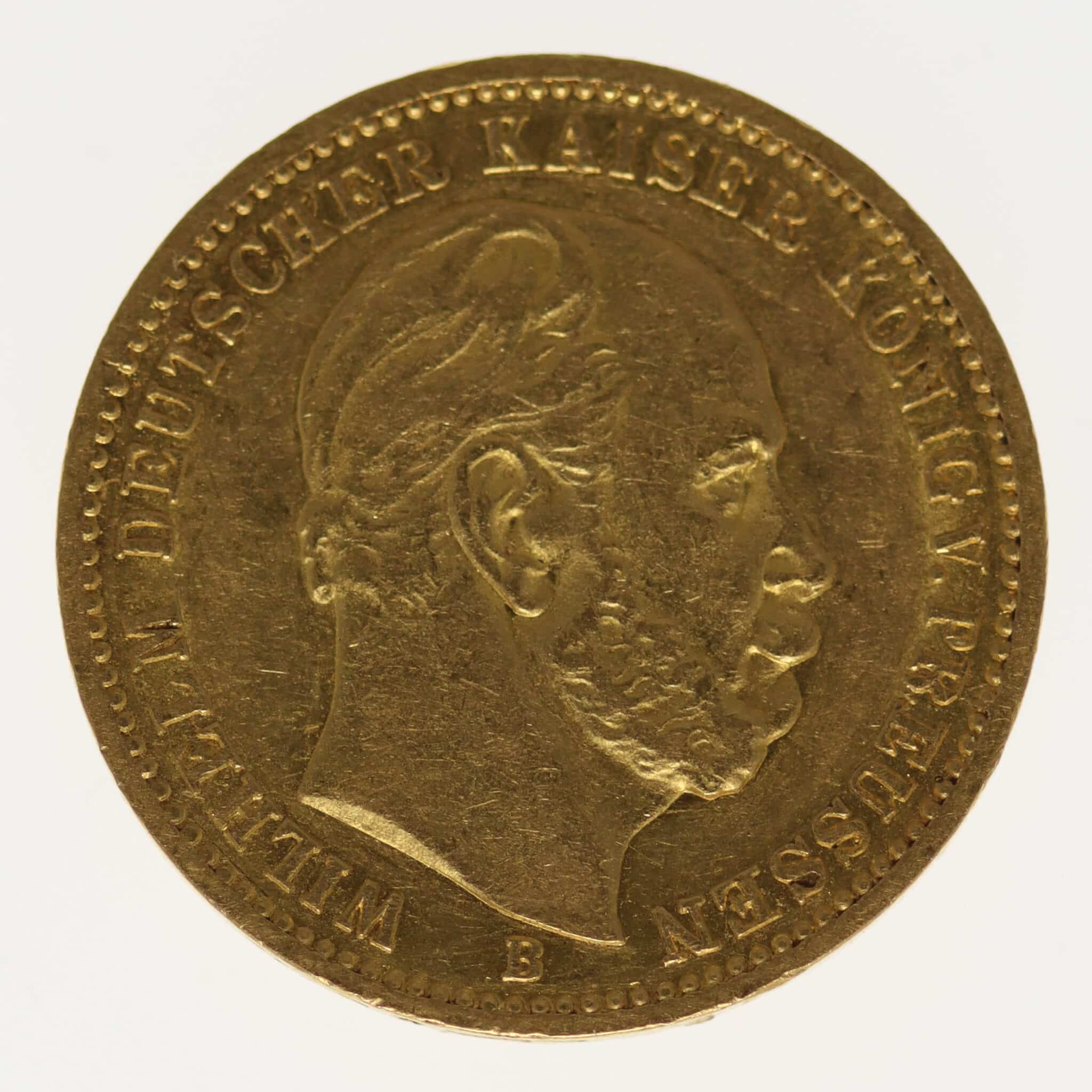 Preussen Wilhelm I. 20 Mark 1875 B