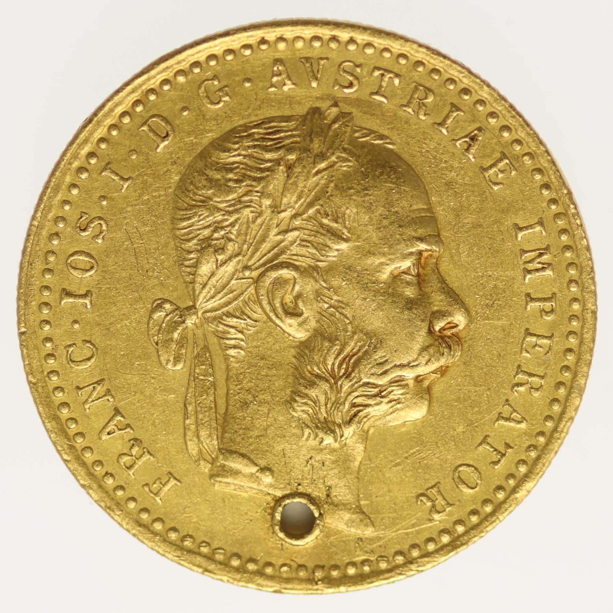 Österreich Kaiserreich Franz Joseph I. Dukat 1872
