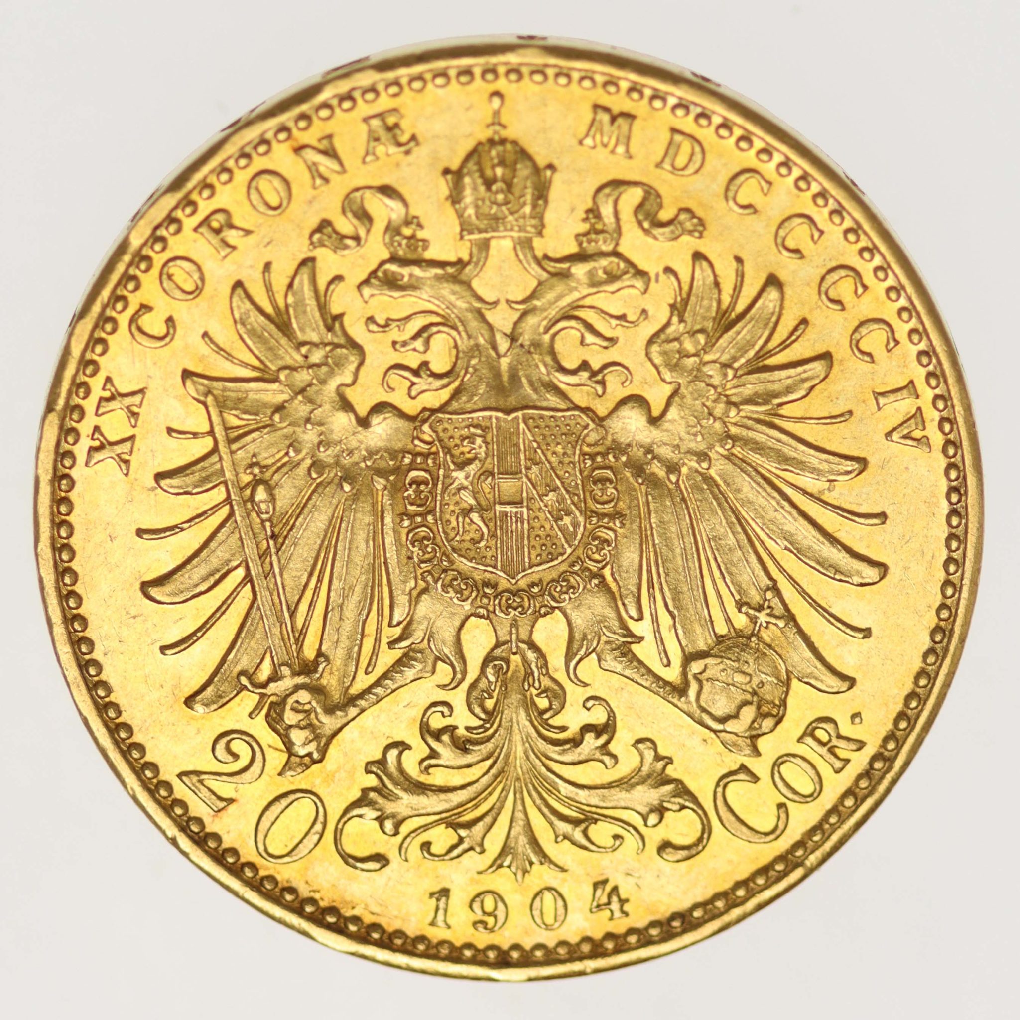 Österreich Kaiserreich Franz Joseph I. 20 Kronen 1904