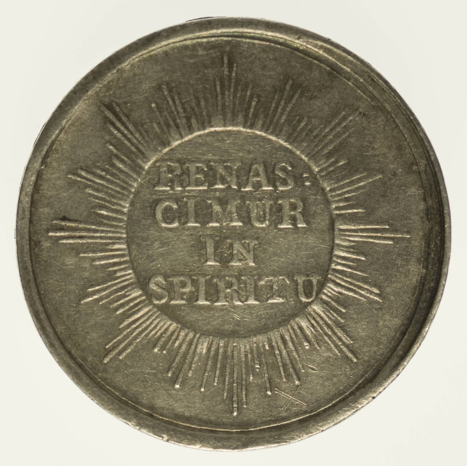 Silbermedaille auf das Neue Testament o.J.