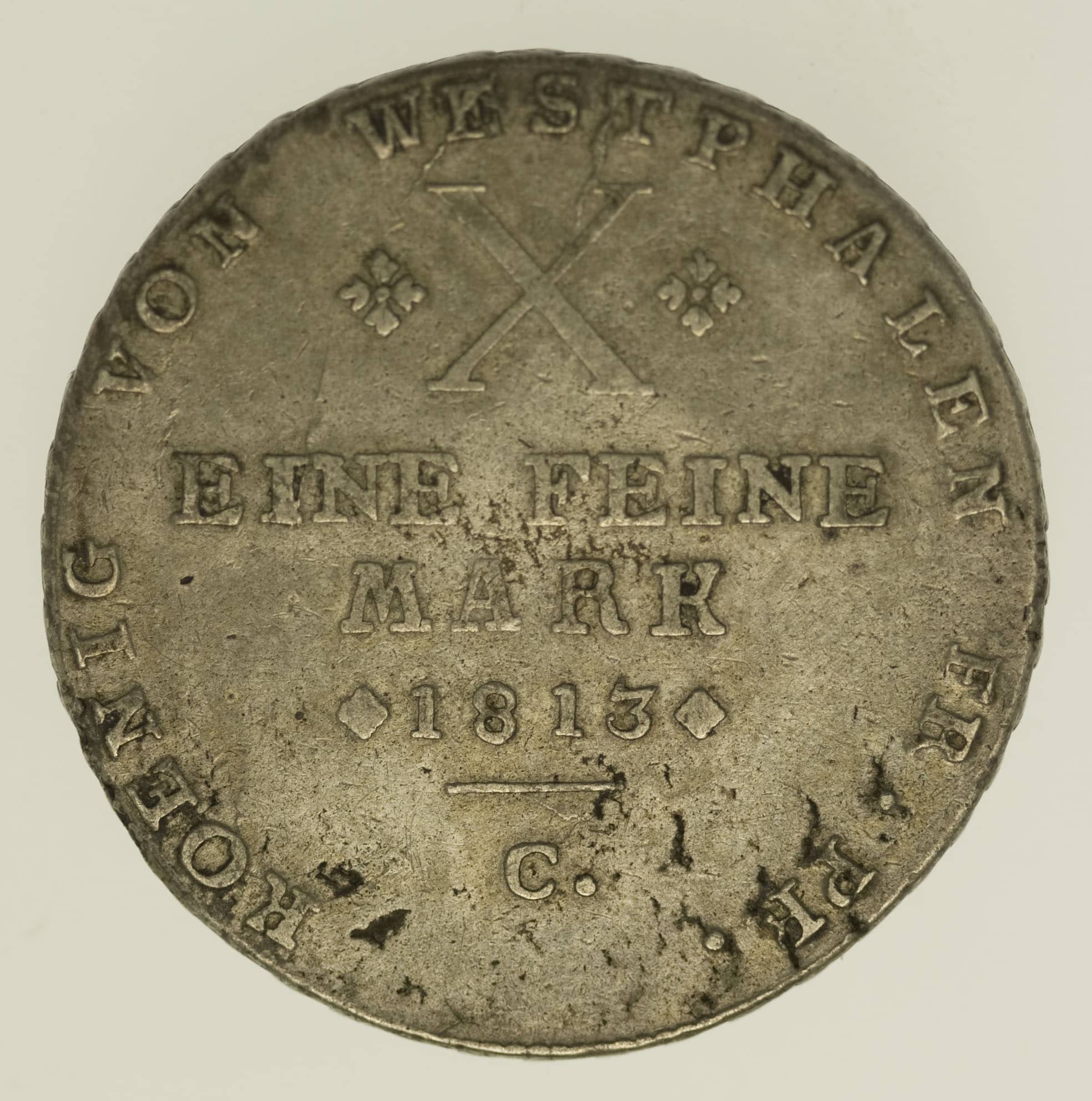 Westphalen Hieronymus Napoleon Taler 1813