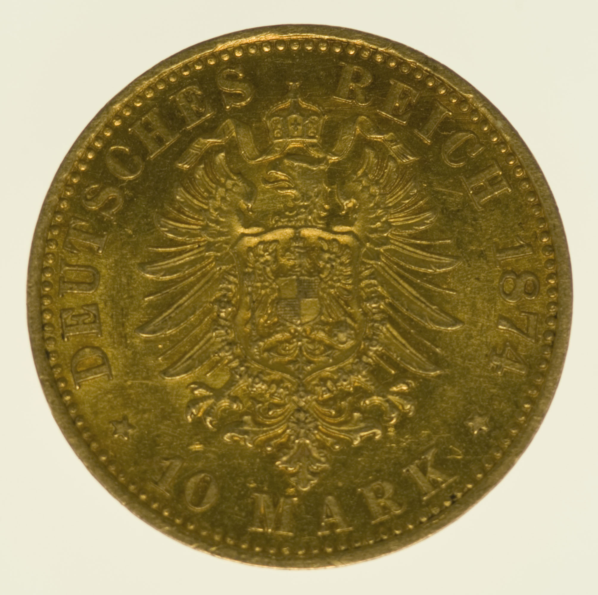 Preussen Wilhelm I. 10 Mark 1874 B
