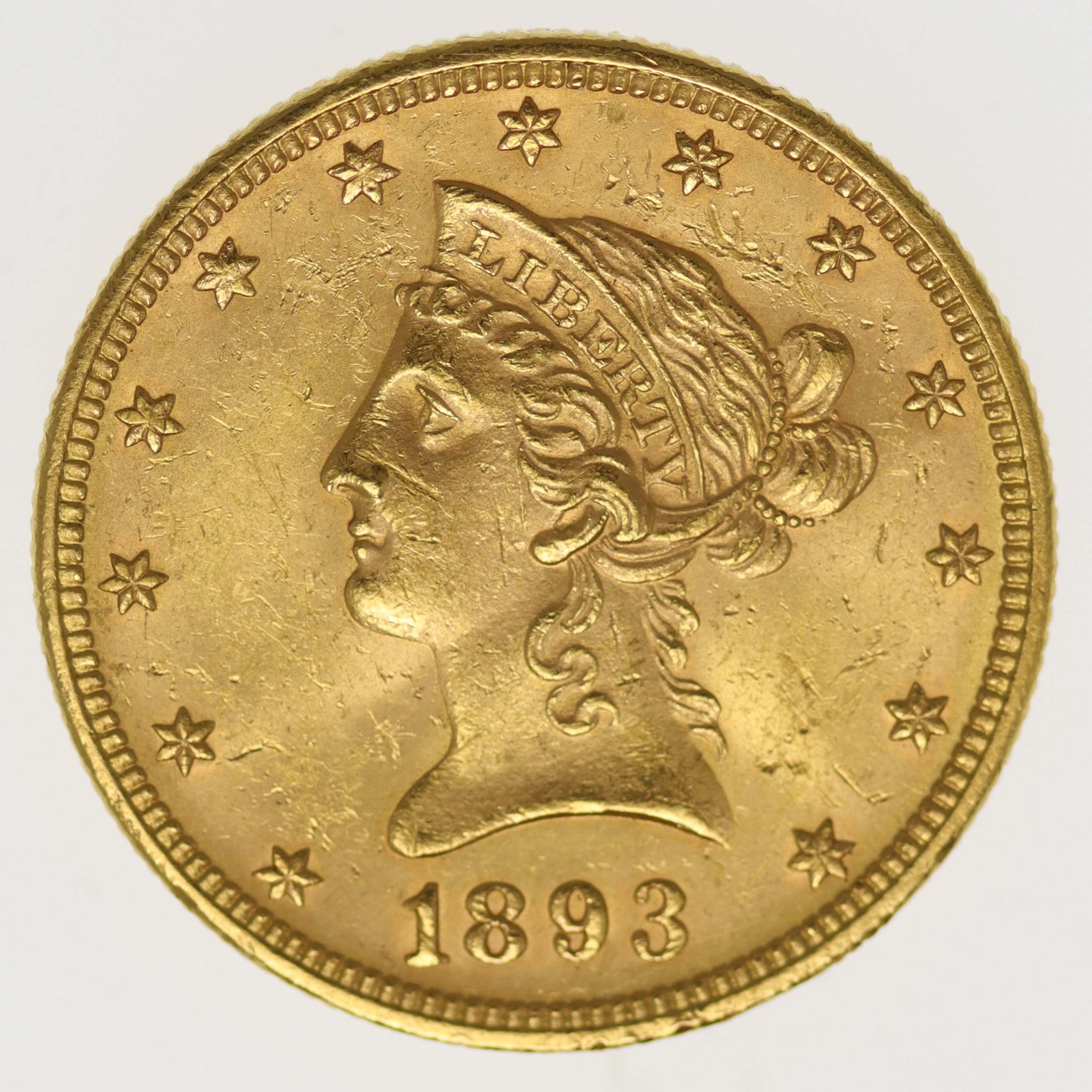 USA 10 Dollars 1893 Liberty / Kopf