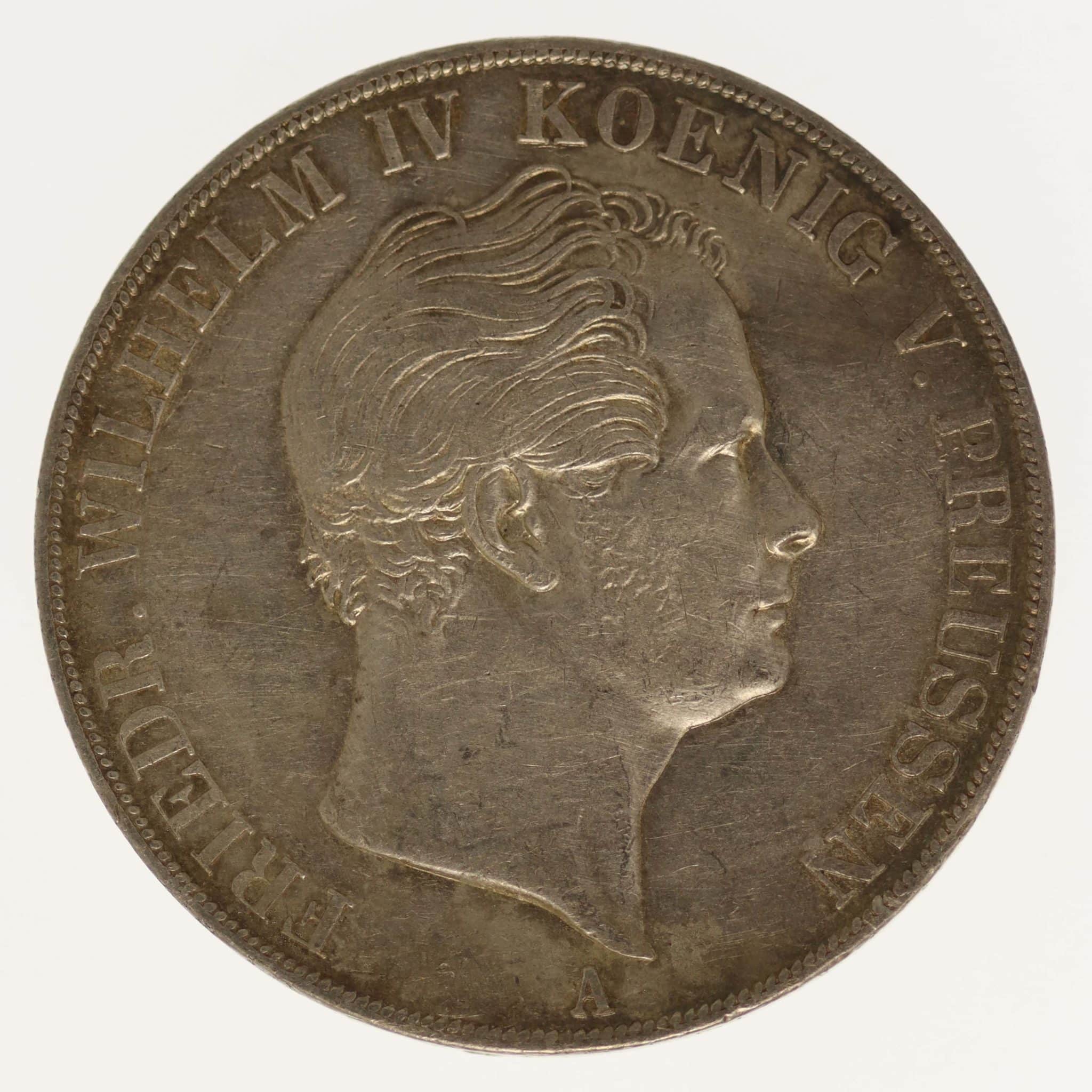 Preussen Friedrich Wilhelm IV. Doppeltaler 1846