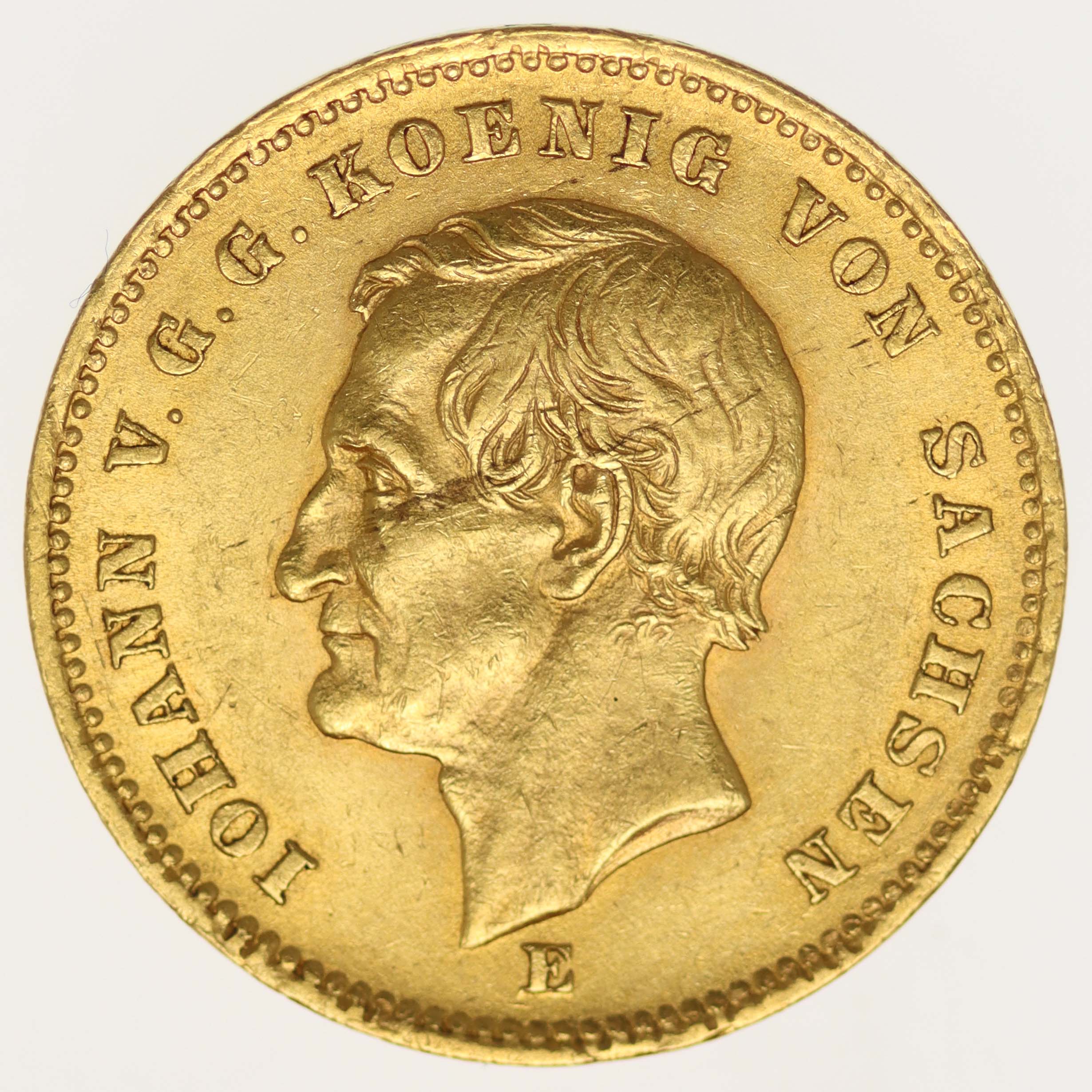 Sachsen Johann 20 Mark 1872 E