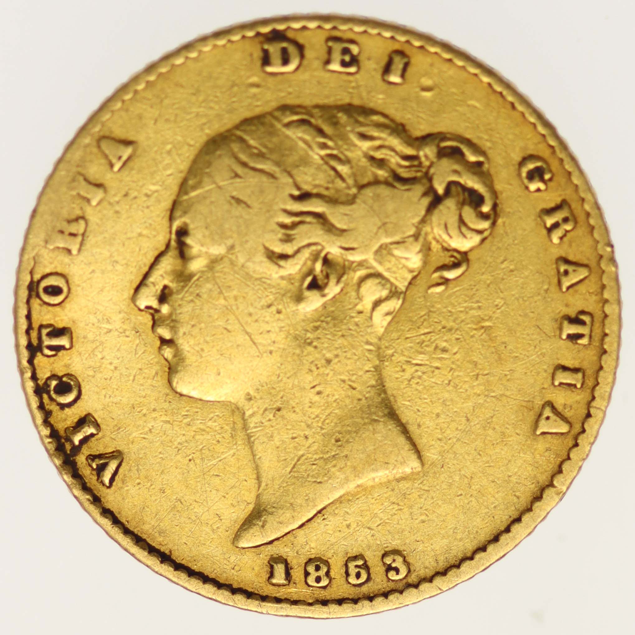 Großbritannien Victoria 1/2 Pfund Sovereign 1853