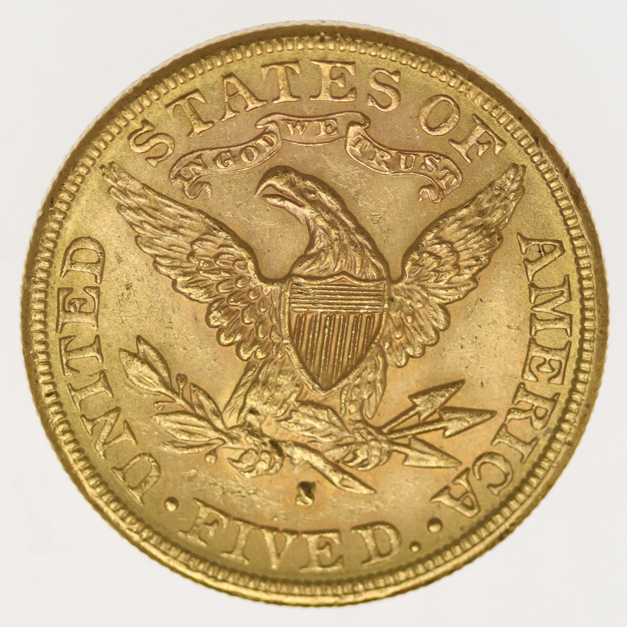 USA 5 Dollars 1886 S  Liberty / Kopf
