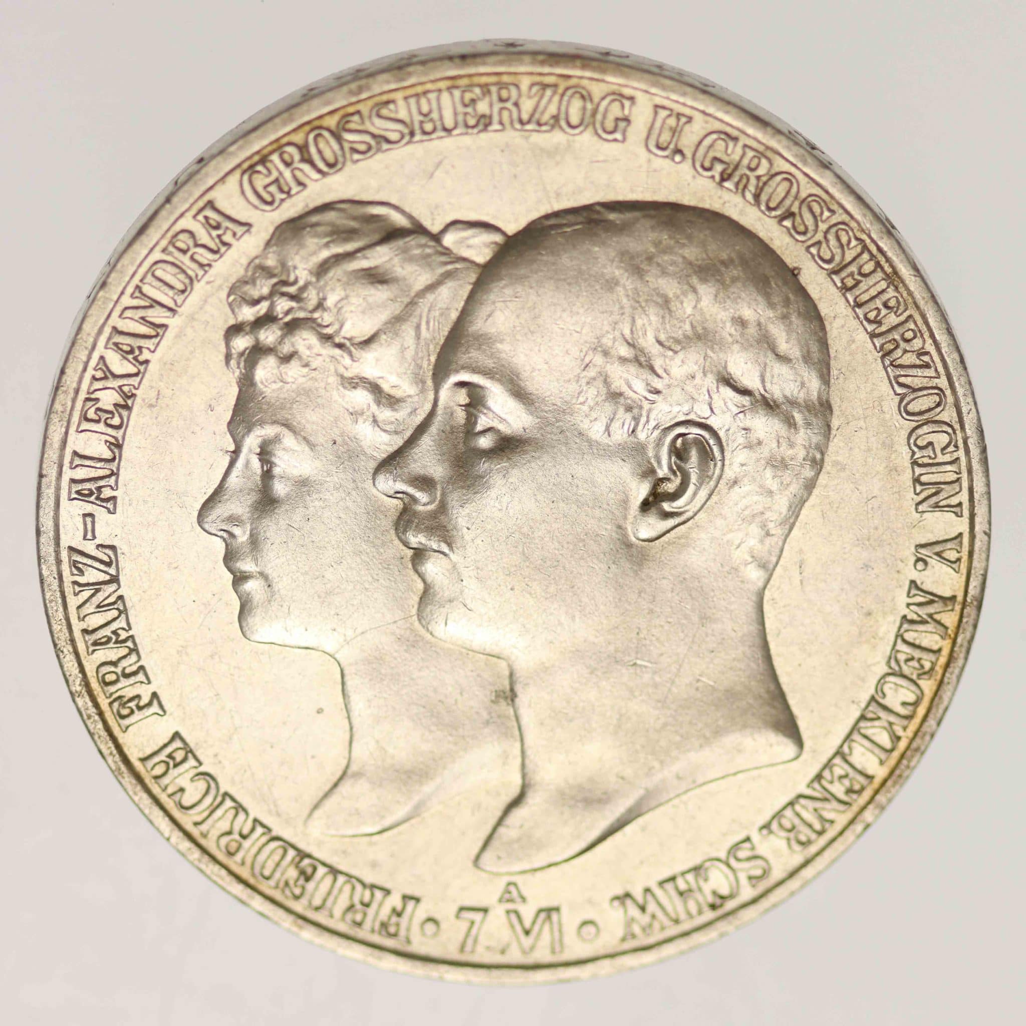 Mecklenburg-Schwerin Friedrich Franz IV. 5 Mark 1904