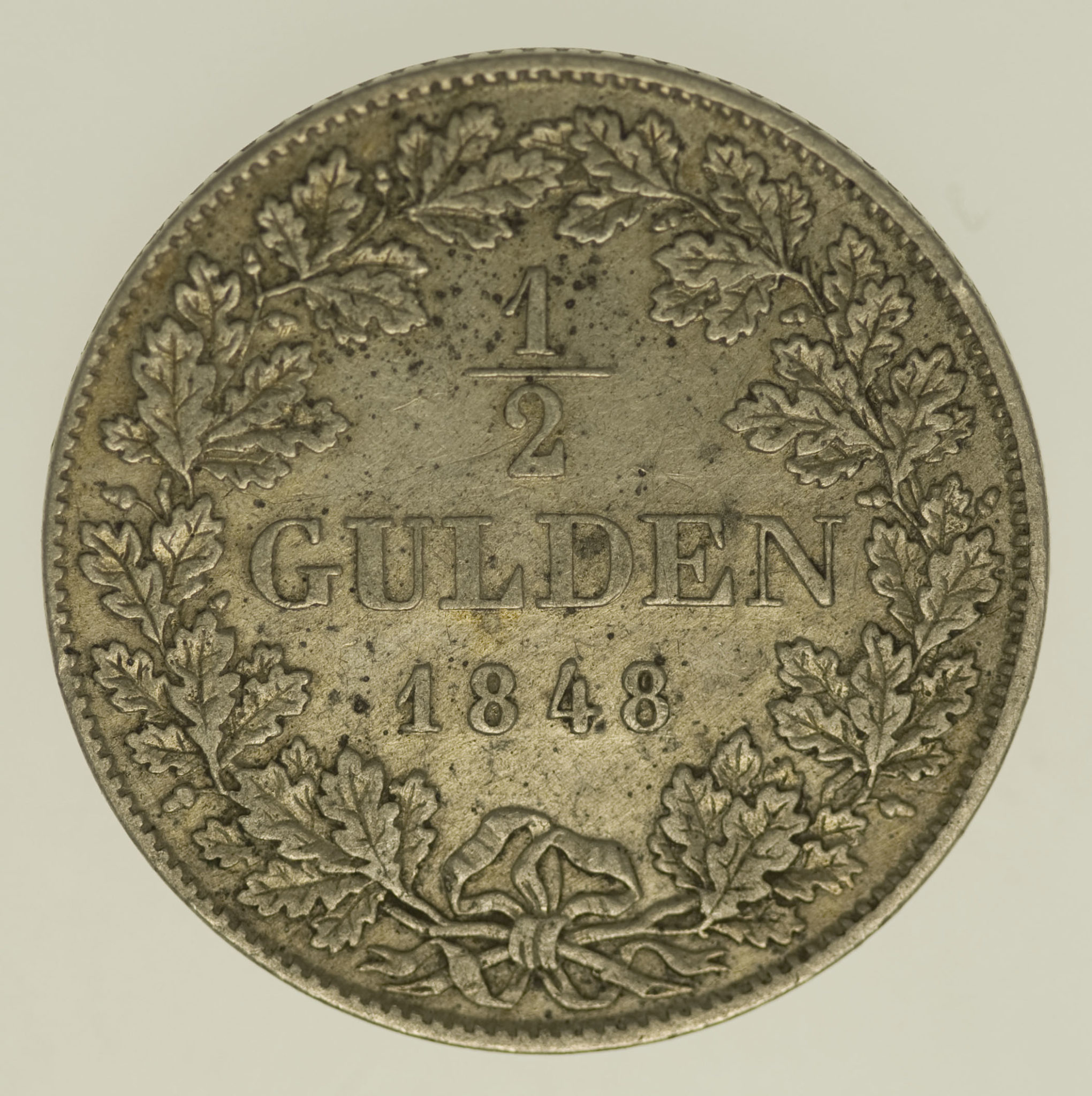 Württemberg Wilhelm I. 1/2 Gulden 1848