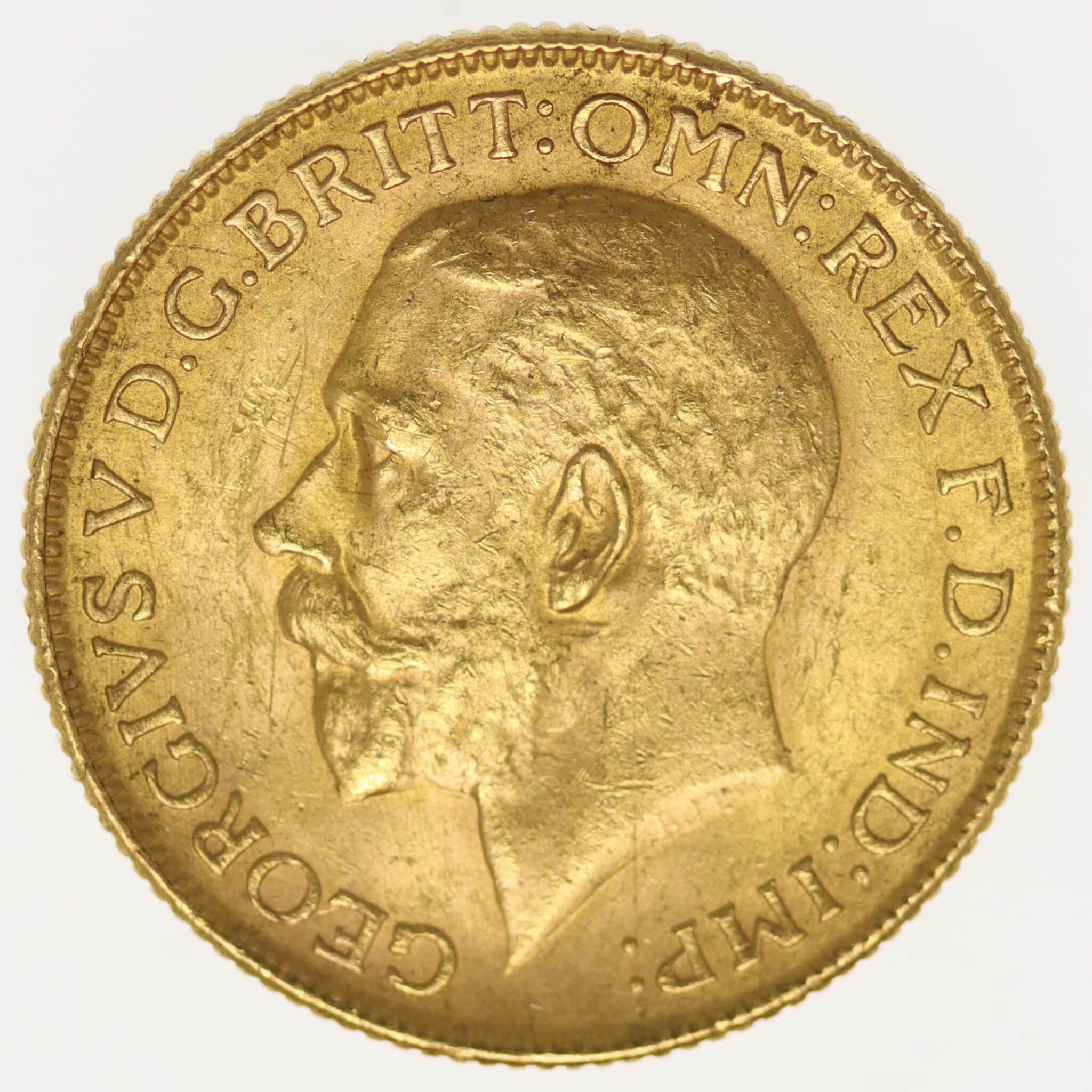 Indien Georg V. Sovereign 1918 I