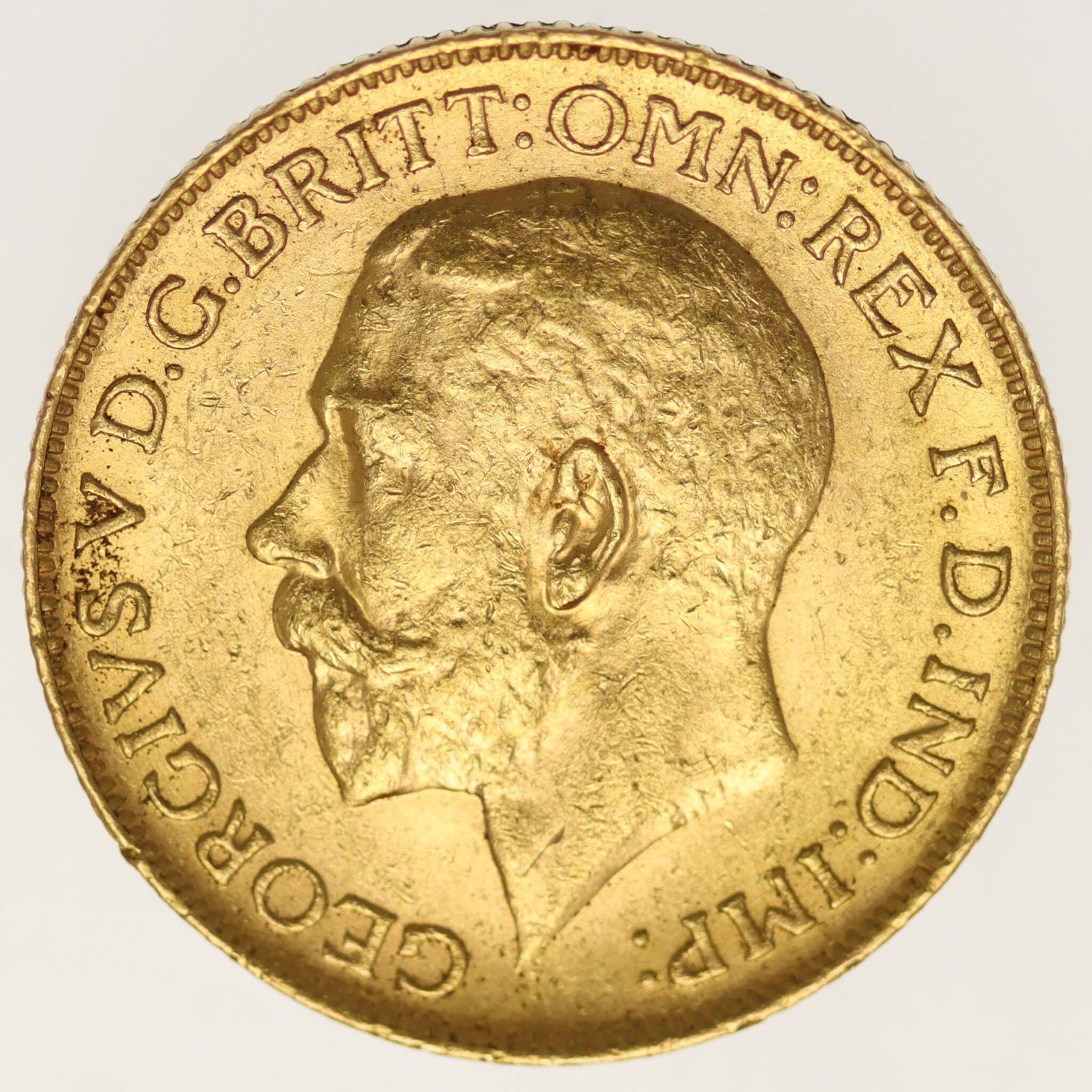 Kanada Georg V. Sovereign 1918 C