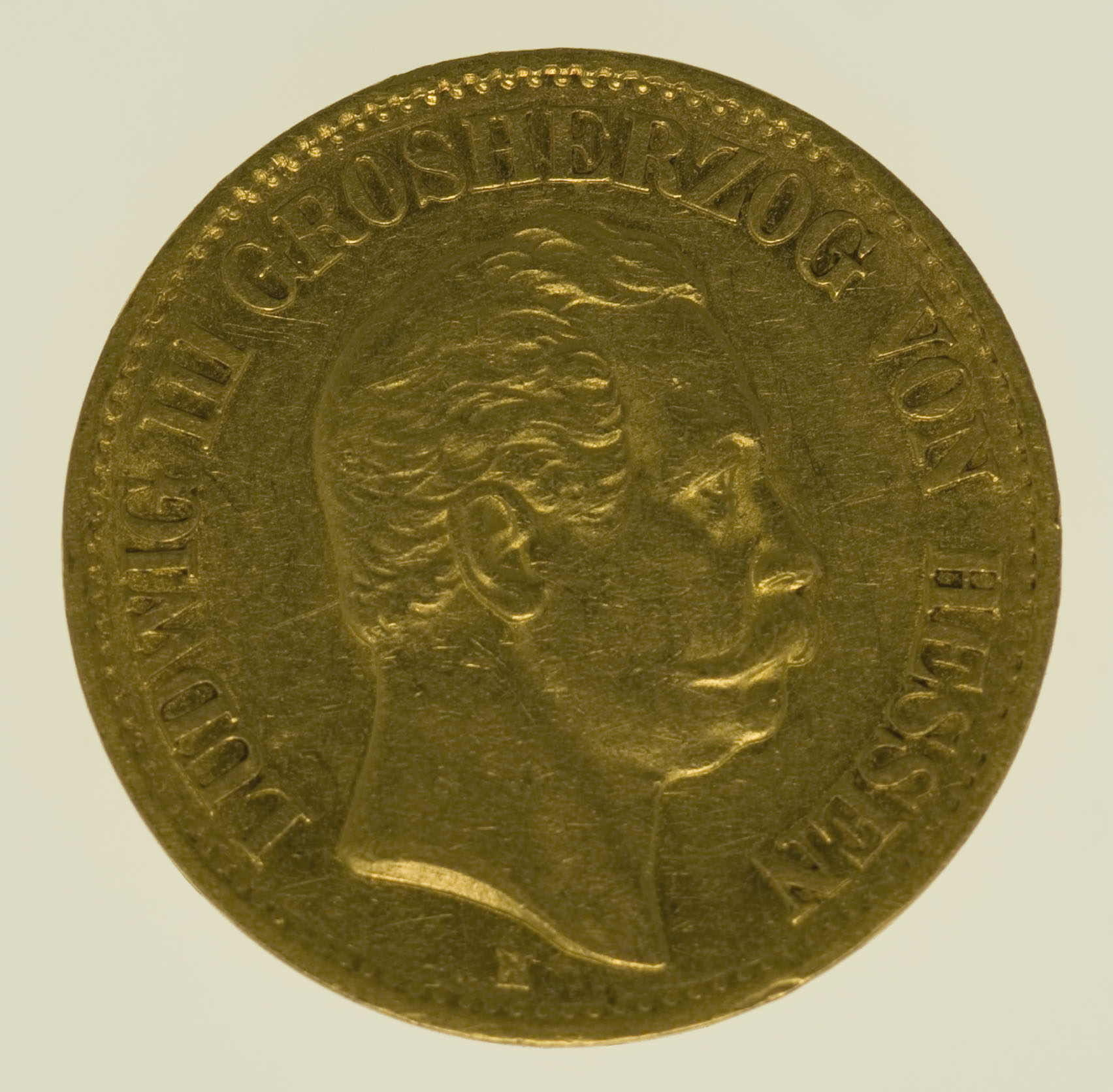 Hessen Ludwig III. 10 Mark 1876