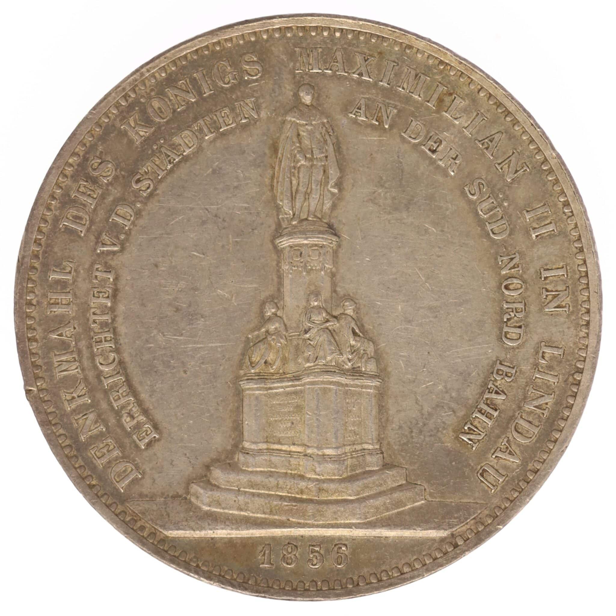 Bayern Maximilian II. Doppeltaler 1856