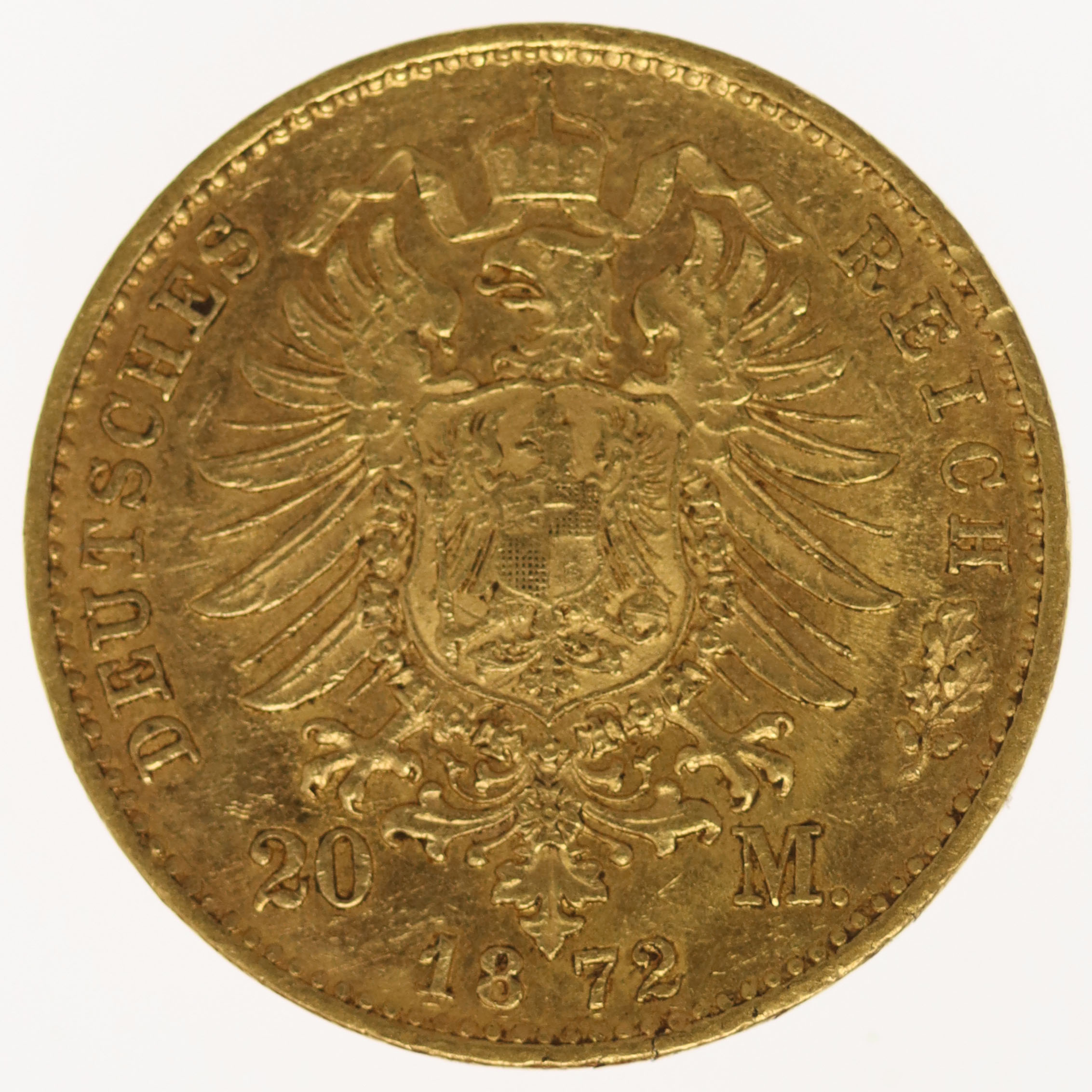 Bayern Ludwig II. 20 Mark 1872