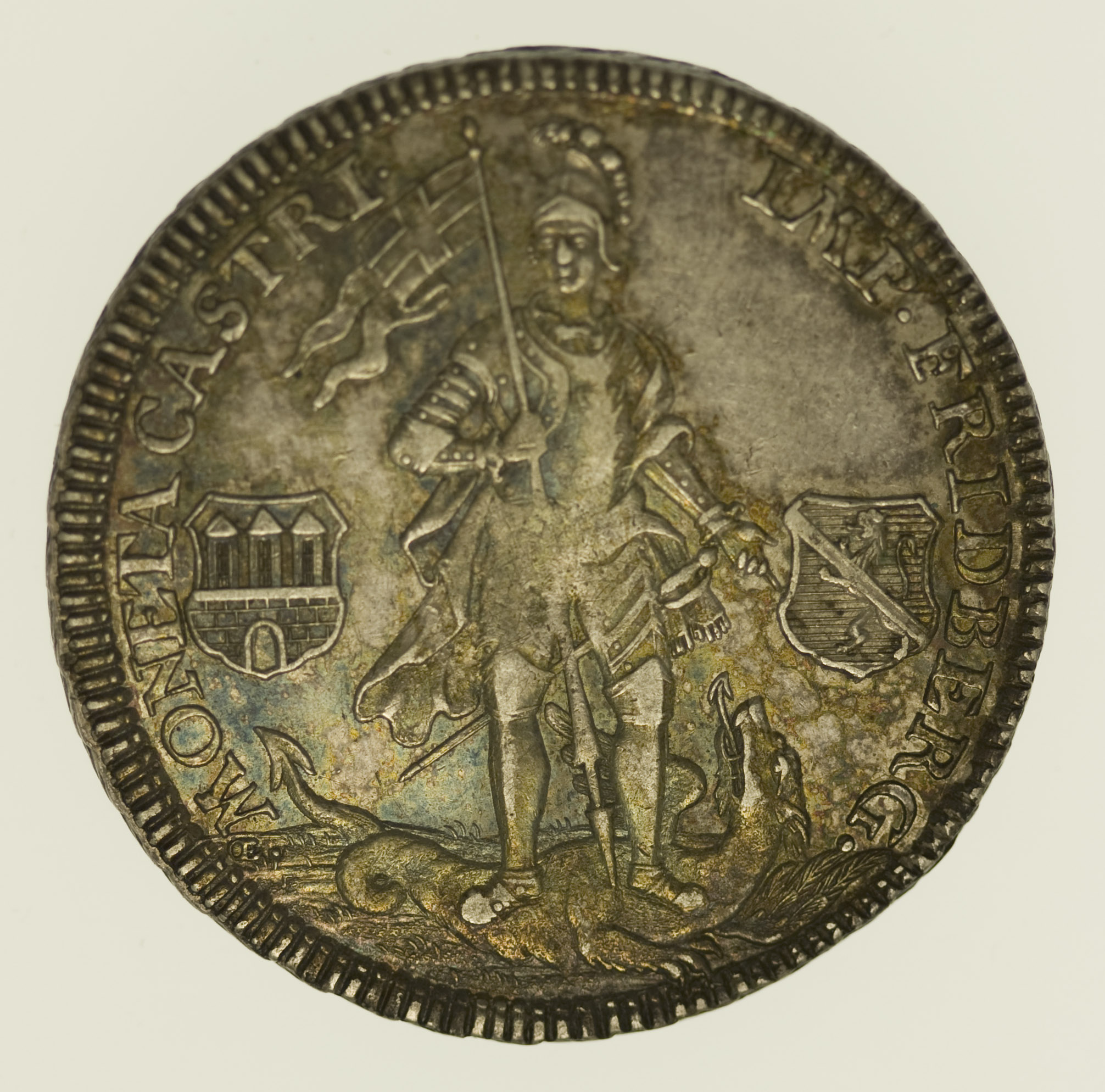 Friedberg Reichsburg Franz Heinrich von Dalberg 1/2 Taler 1766