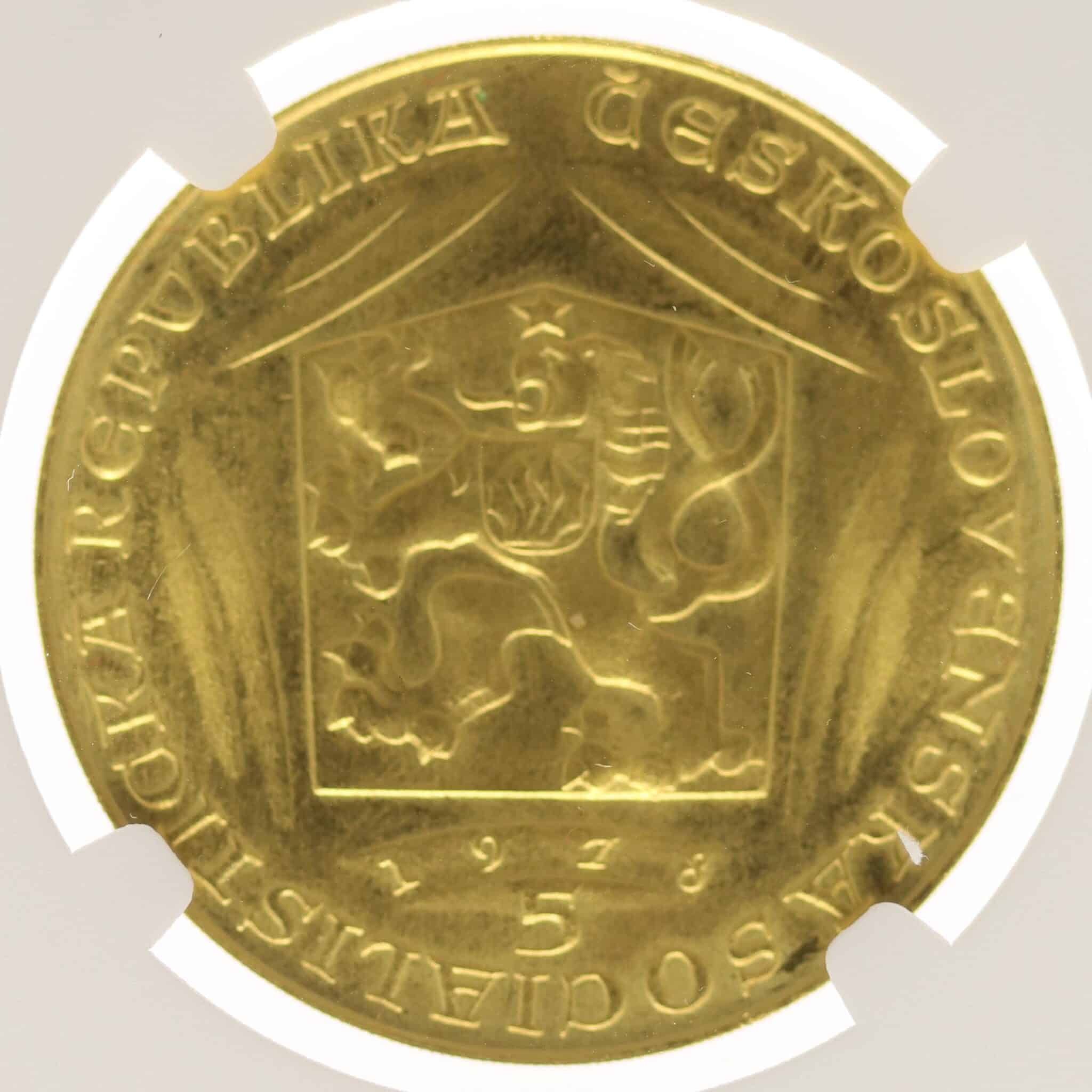 Tschechien 5 Dukaten 1978