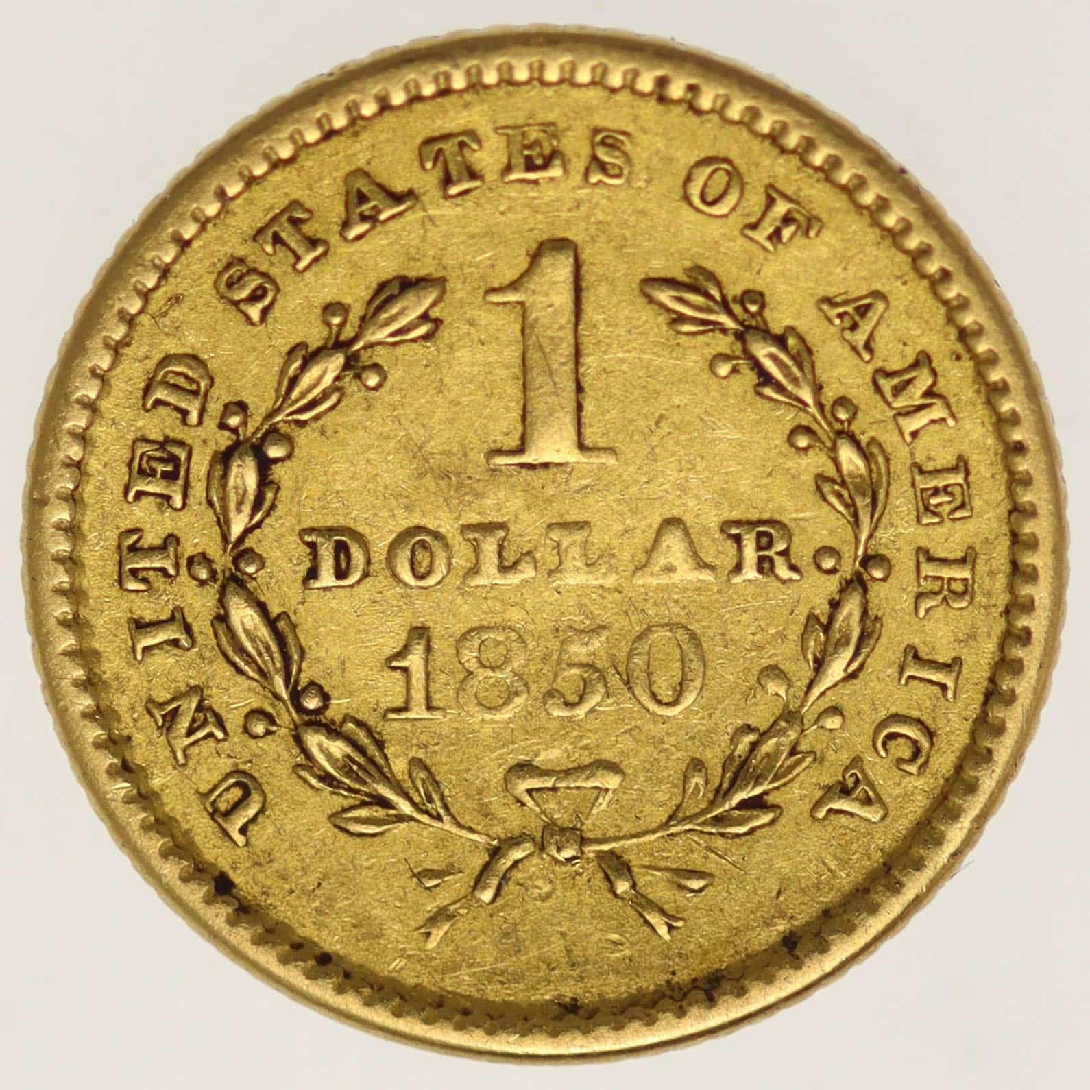 USA 1 Dollar 1850 Liberty / Kopf