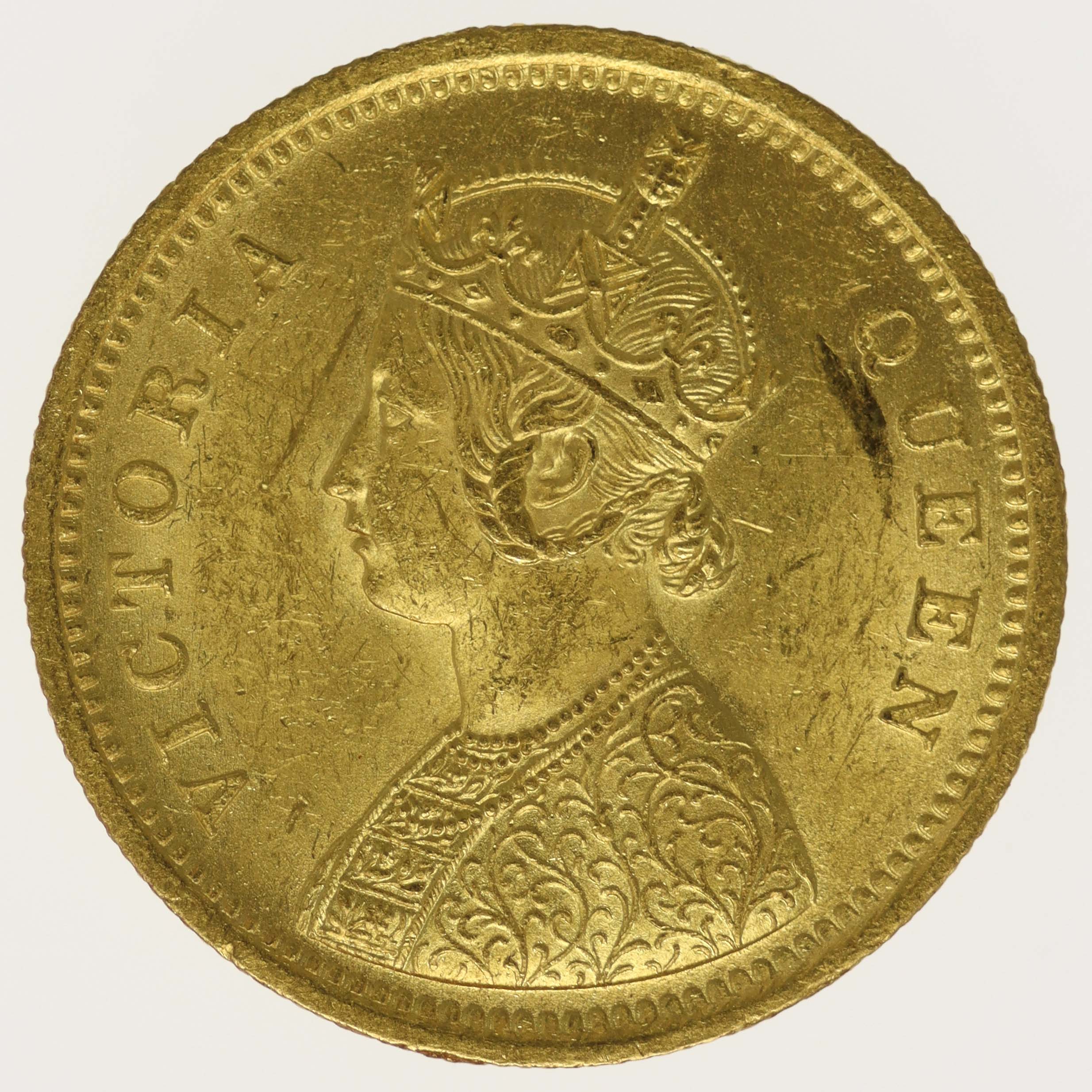 Indien Victoria Mohur 1862