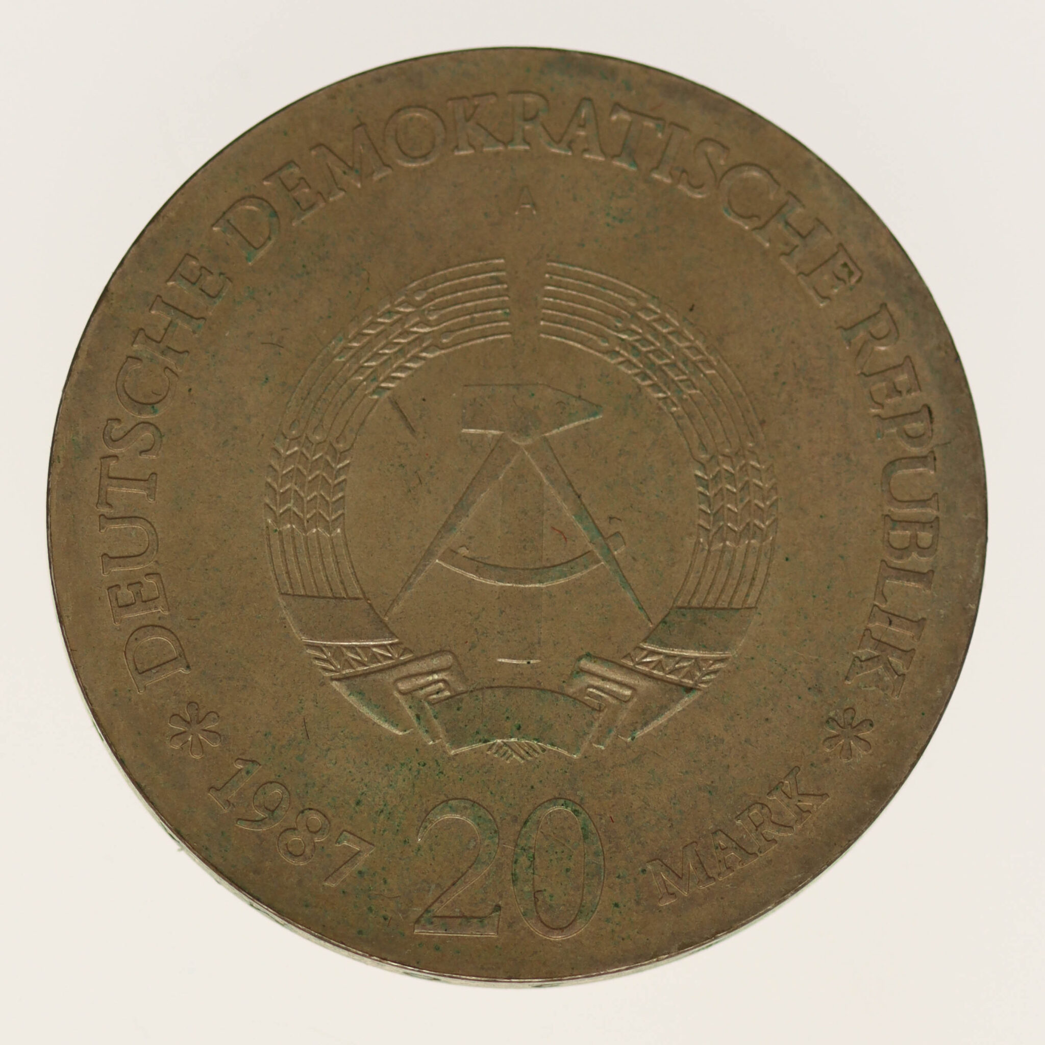 DDR 20 Mark 1987 Stadtsiegel Berlin
