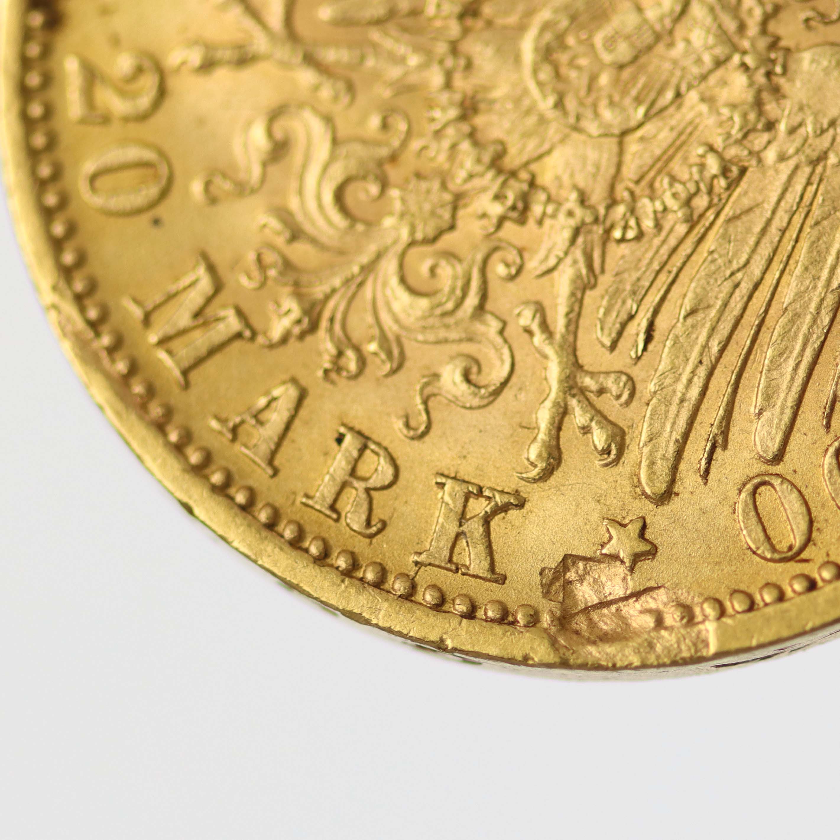 Württemberg Wilhelm II. 20 Mark 1900