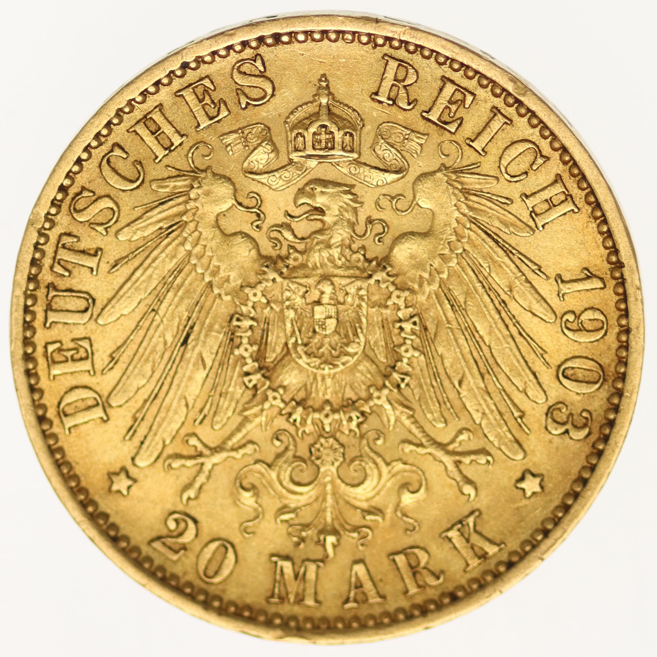 Sachsen Georg 20 Mark 1903