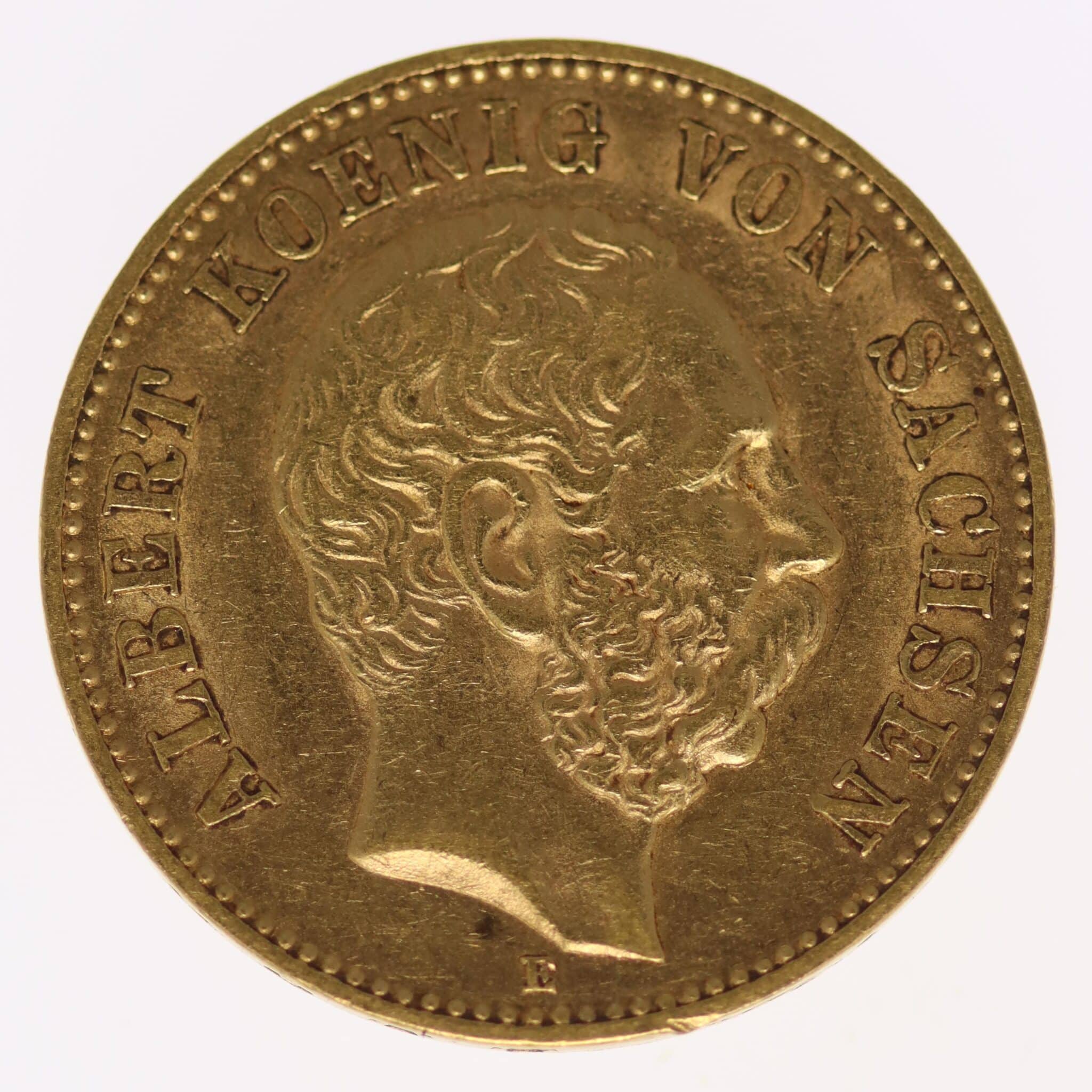 Sachsen Albert 20 Mark 1876