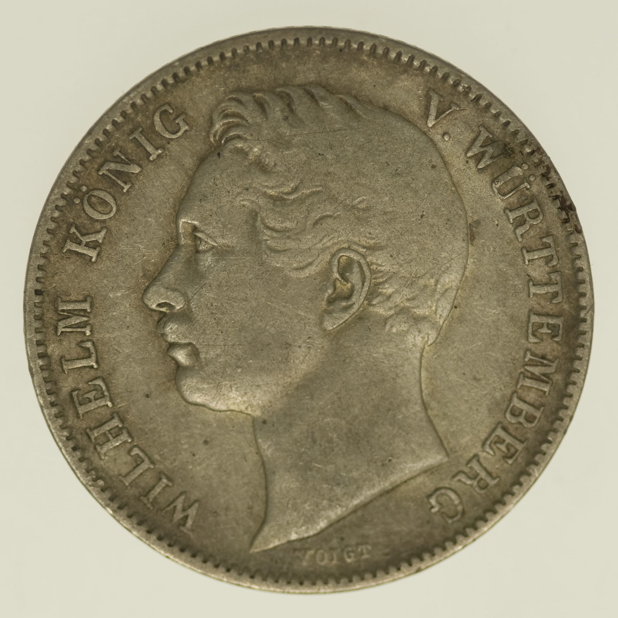 Württemberg Wilhelm I. 1/2 Gulden 1848