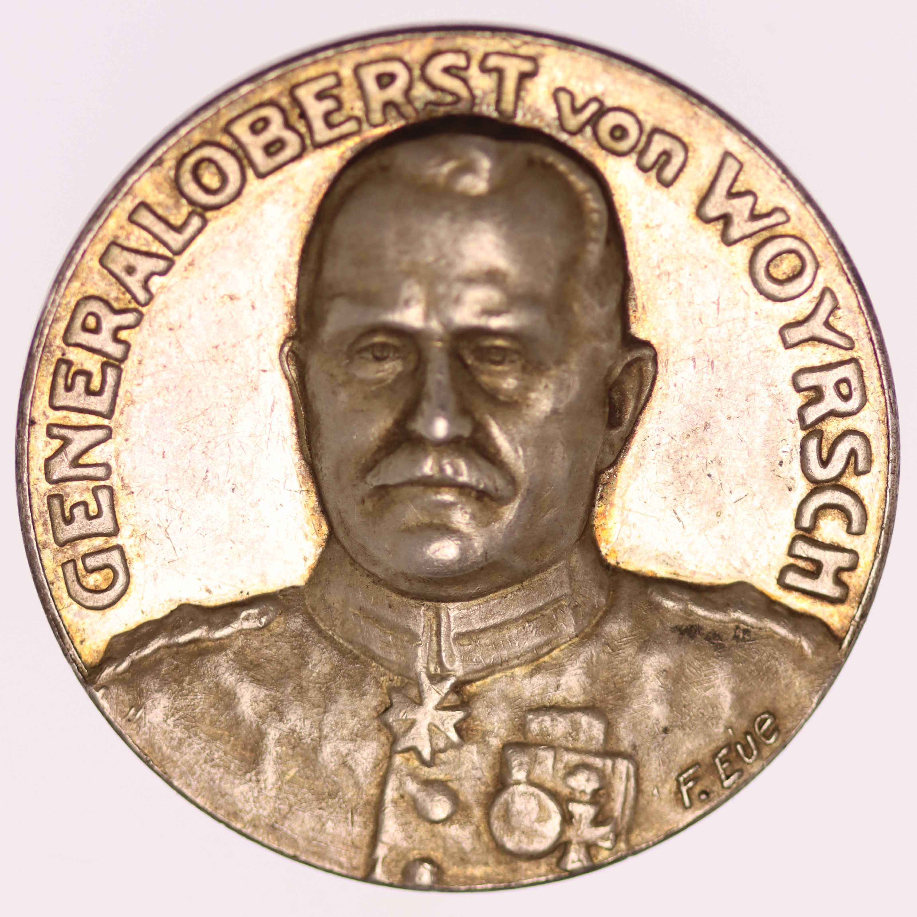 Remus von Woyrsch Silbermedaille 1915