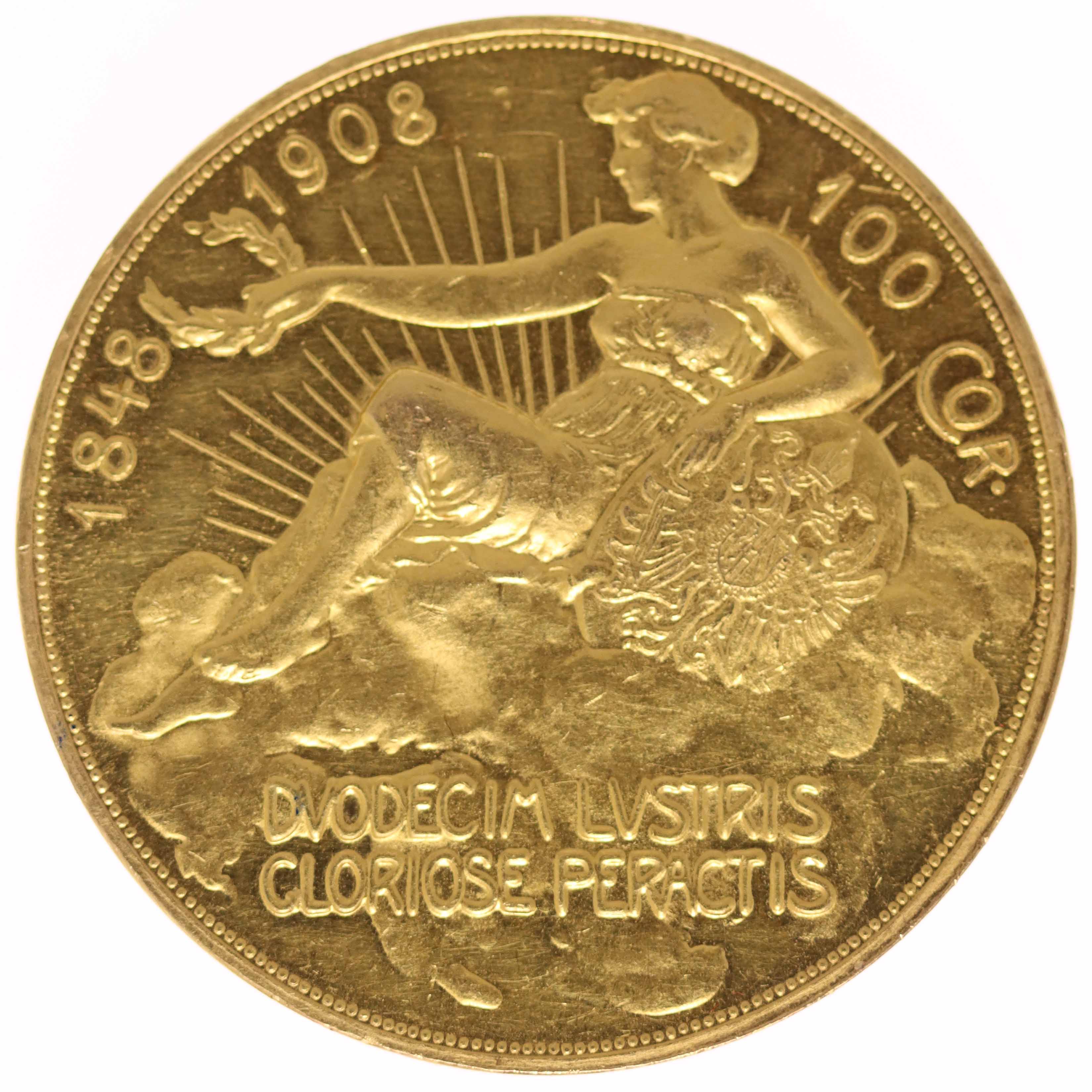 Österreich Kaiserreich Franz Joseph I. 100 Kronen 1908