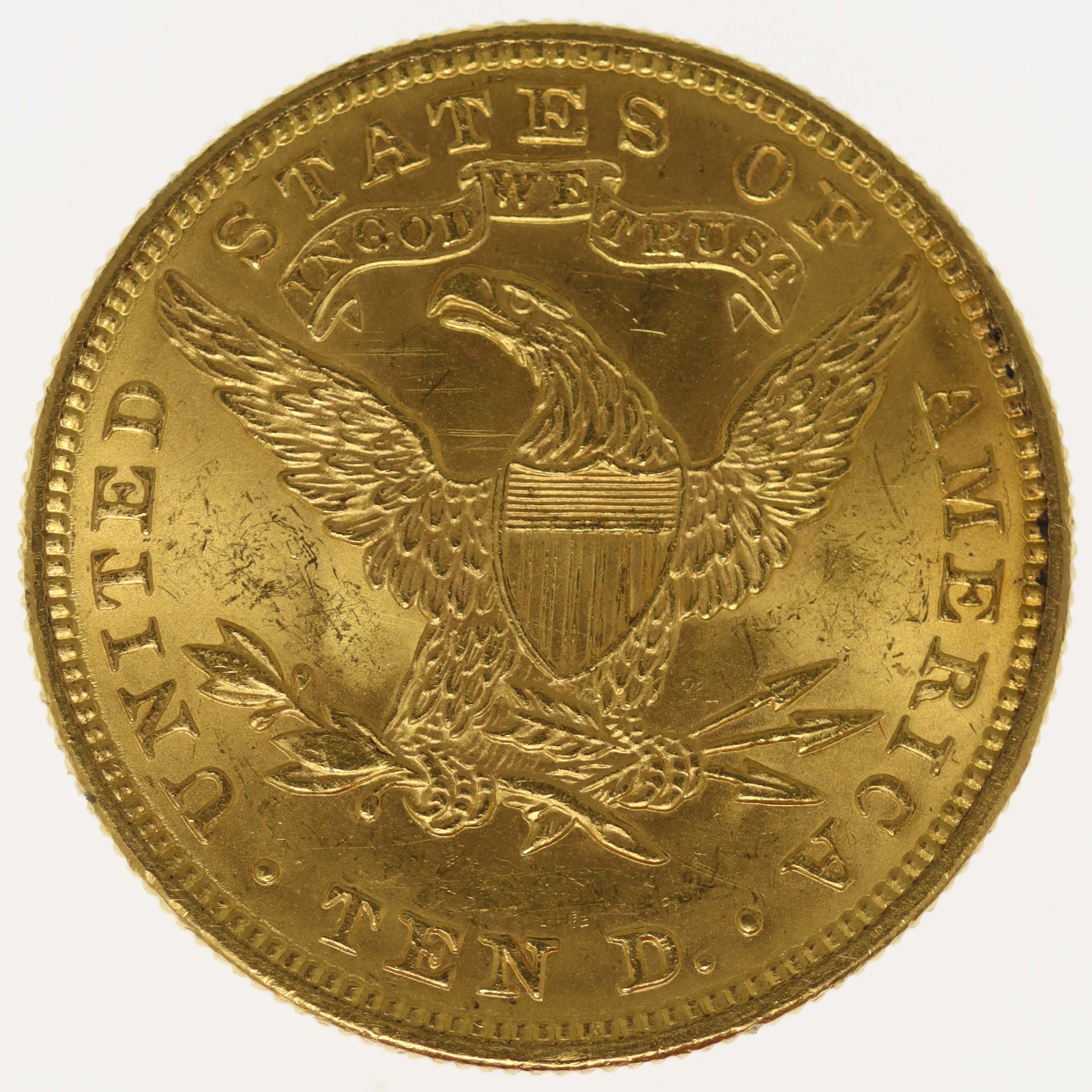 USA 10 Dollars 1907 Liberty / Kopf