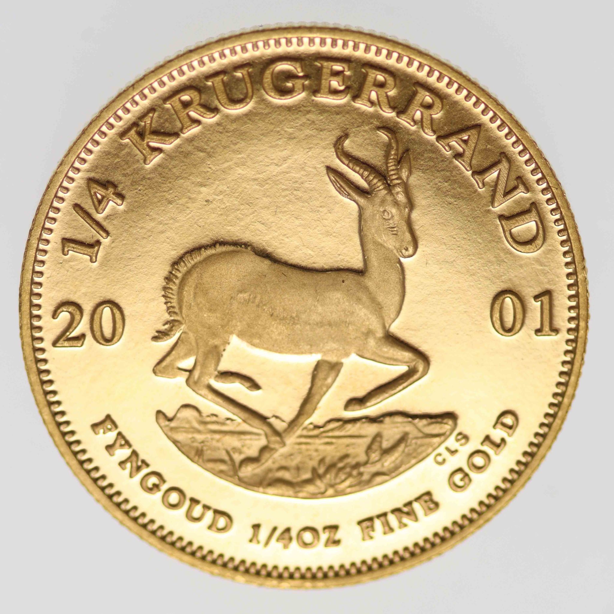 Südafrika Krügerrand 1/4 Unze 2001