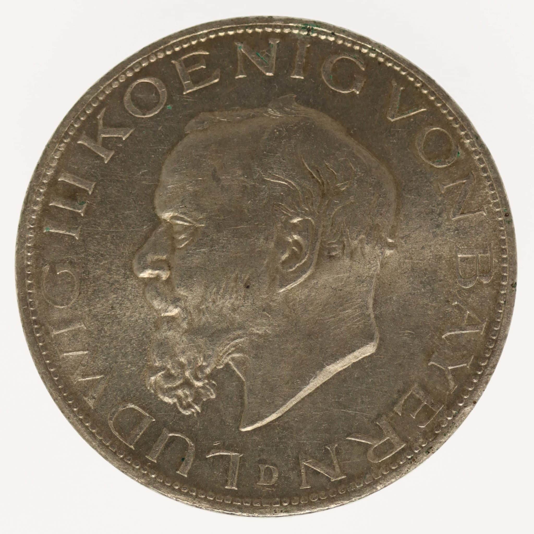 Bayern Ludwig III. 5 Mark 1914