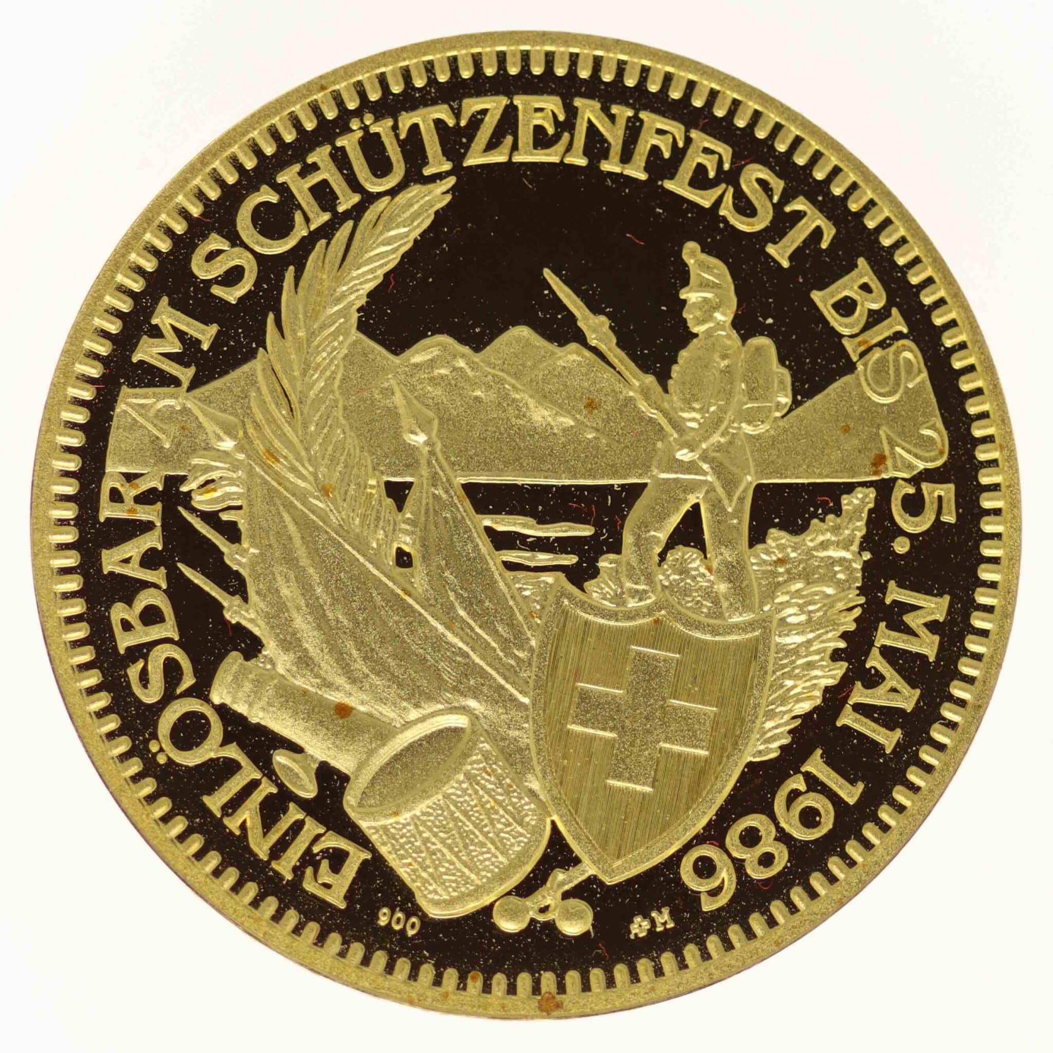 Schweiz 1000 Franken 1986